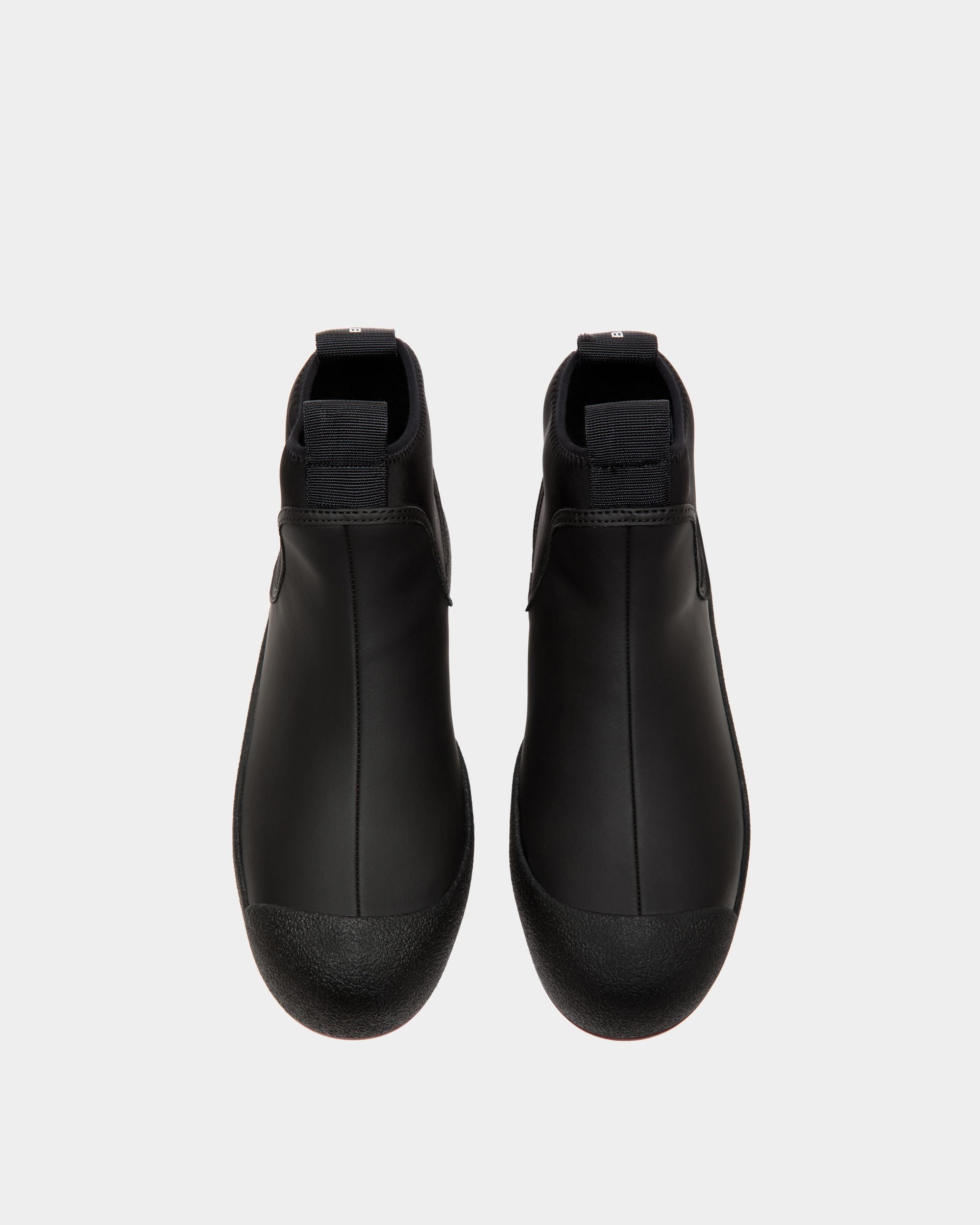 Bally Curling Boots In Black Leather - Men's - Bally - 04