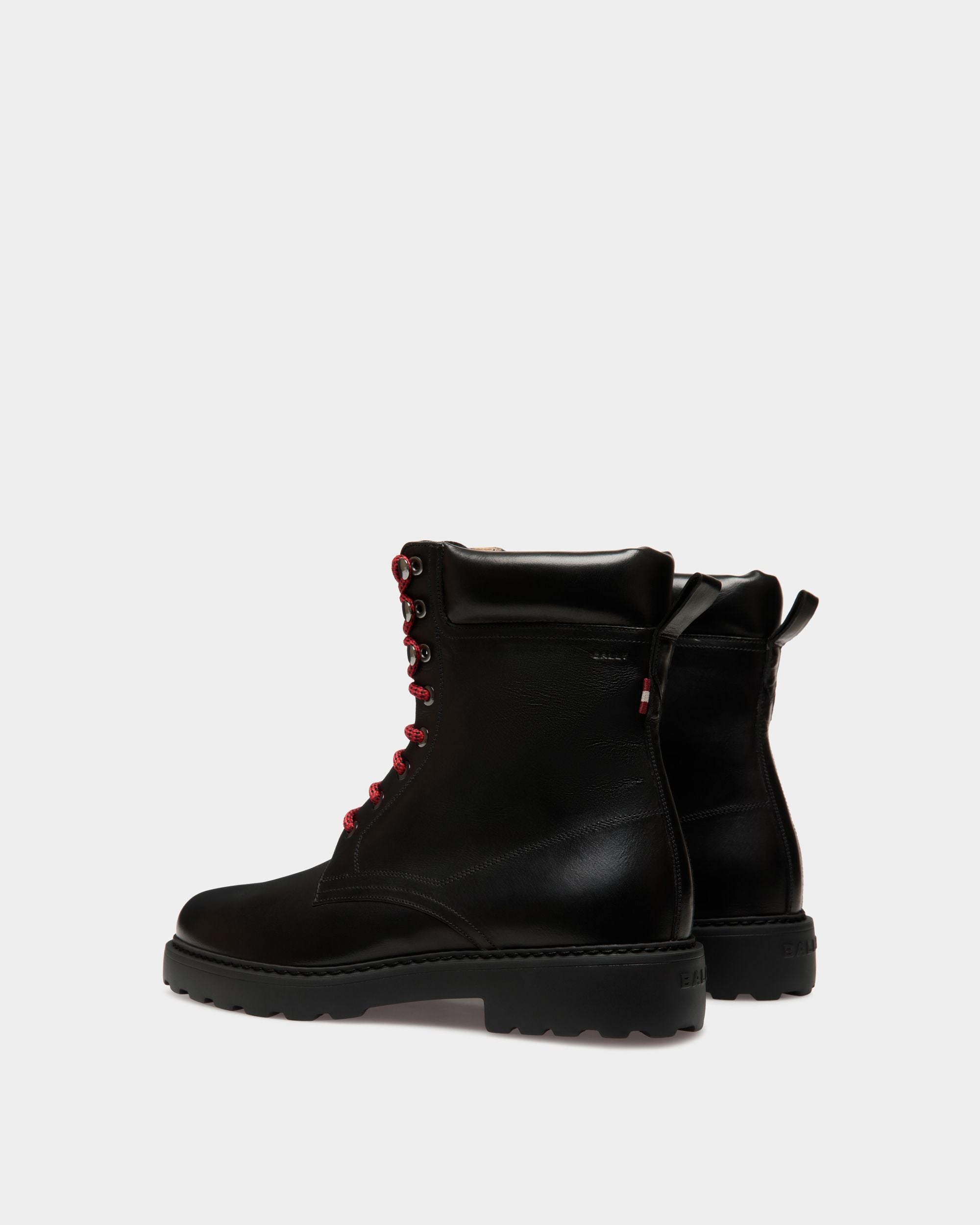 Gusto Bootie in Black Leather - Men's - Bally - 03