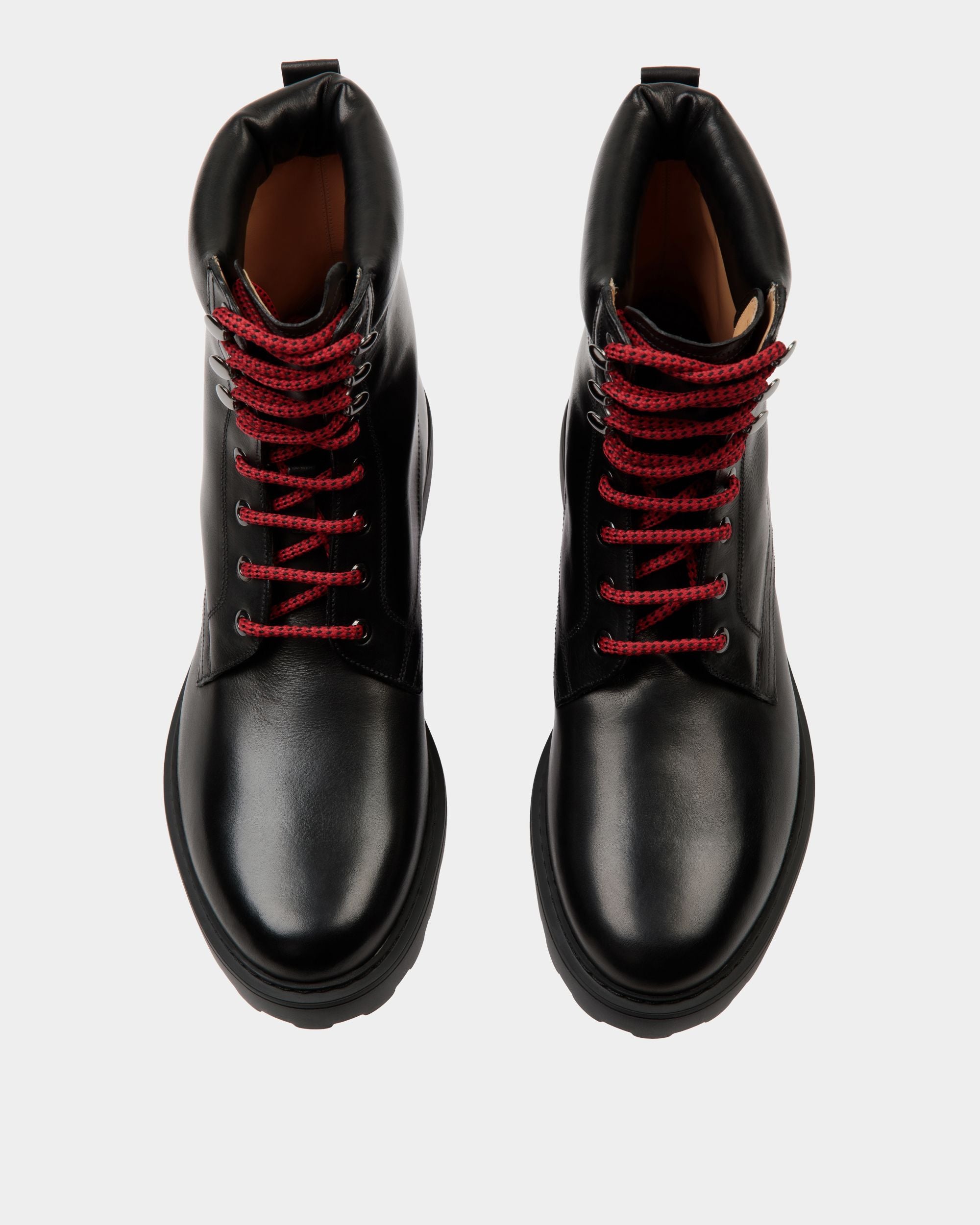 Gusto Bootie in Black Leather - Men's - Bally - 04