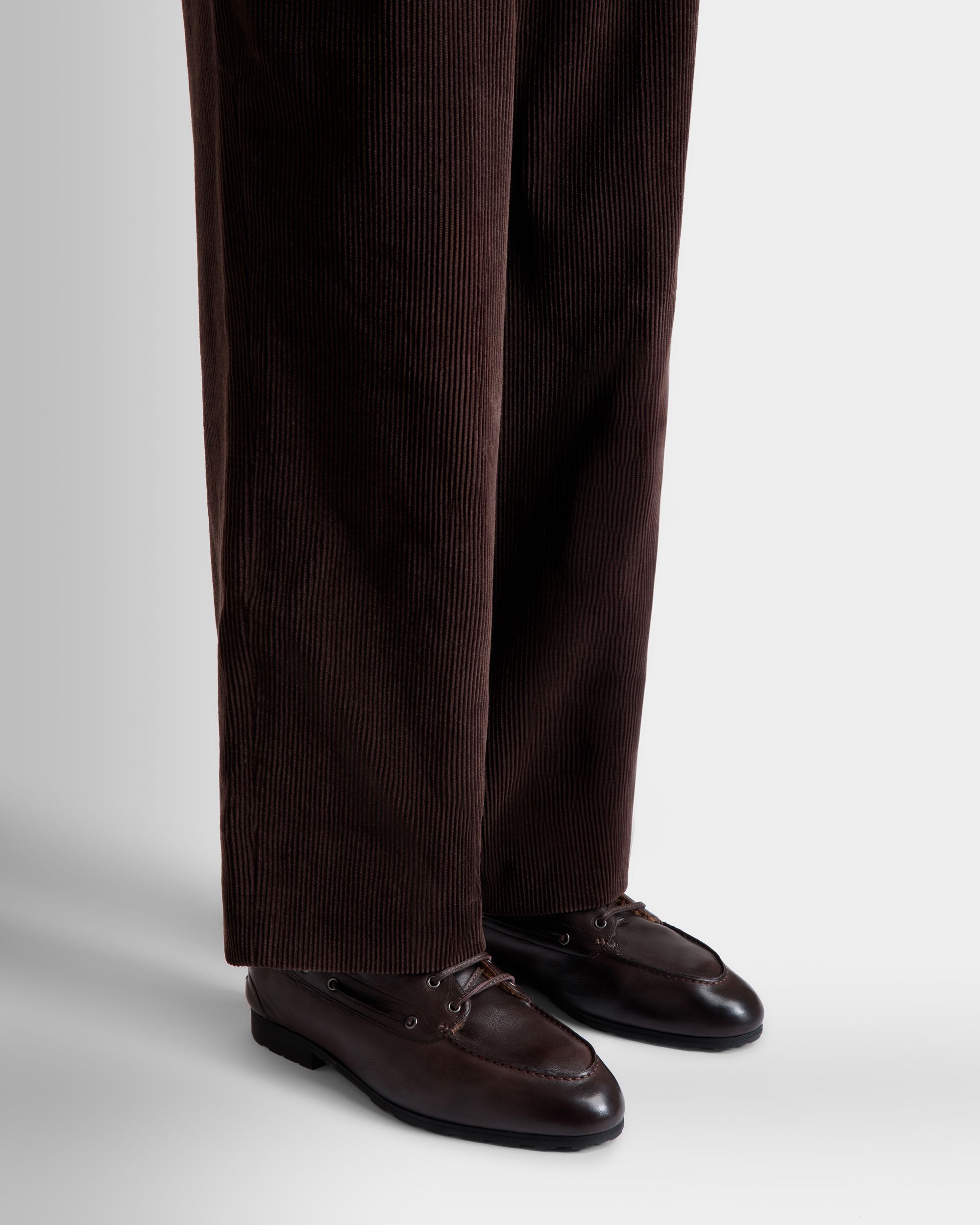 Winter Capsule Bootie in Ebano Leather - Men's - Bally - 02