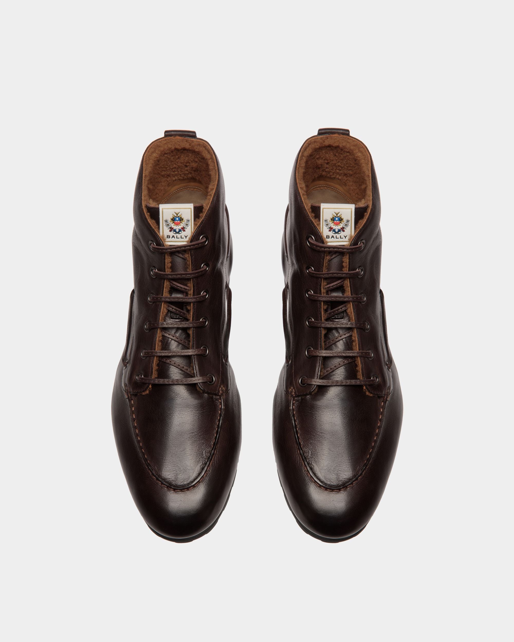 Winter Capsule Bootie in Ebano Leather - Men's - Bally - 05