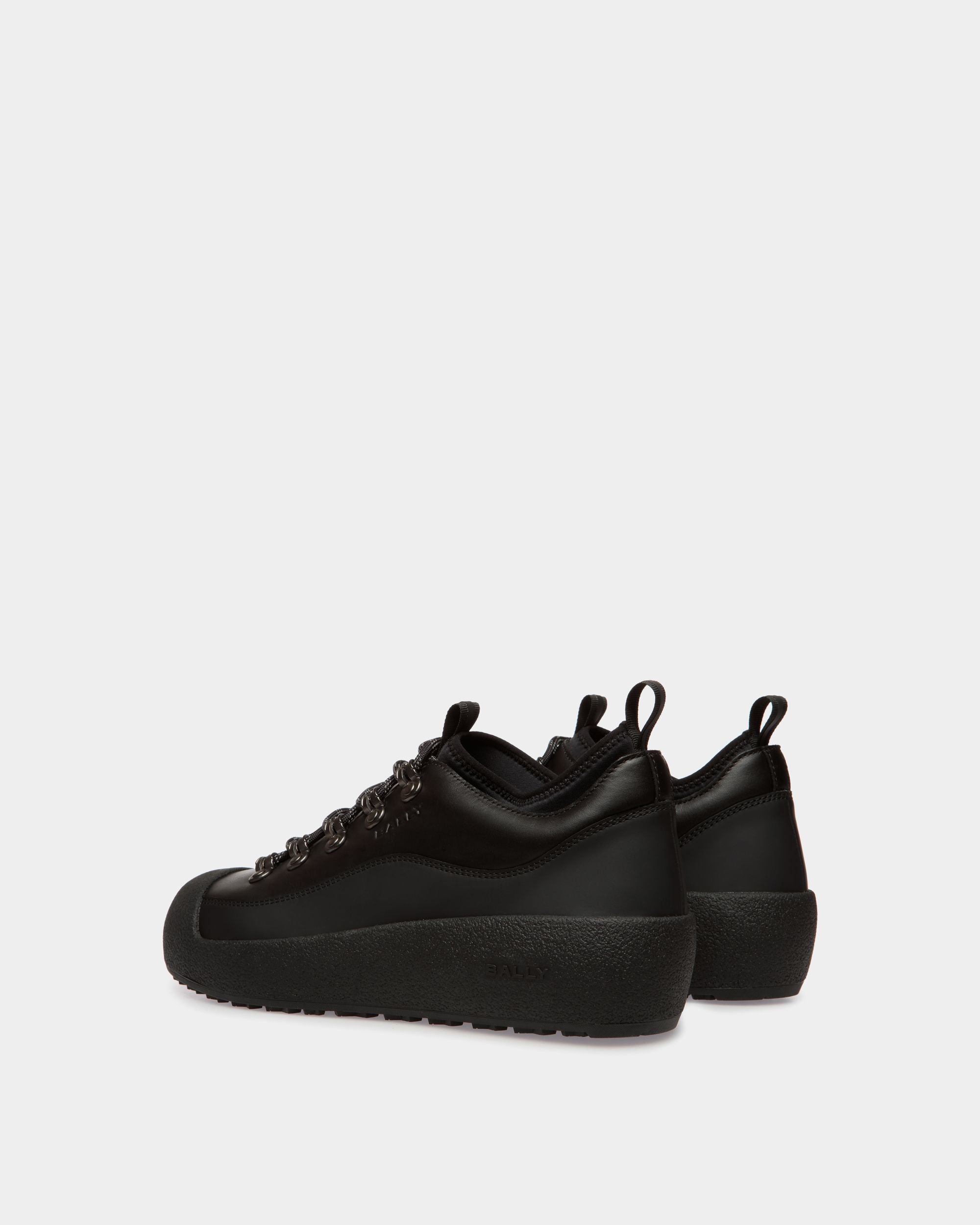 Winter Capsule Bootie in Black Leather - Men's - Bally - 04