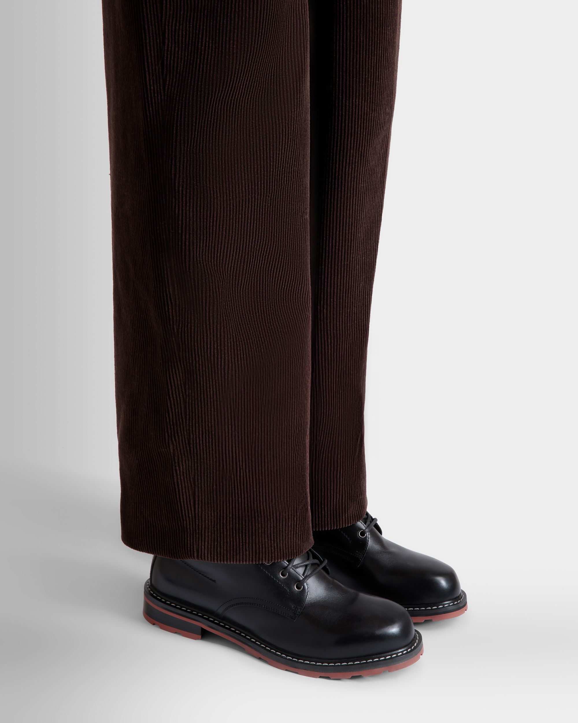 Winter Capsule Bootie in Black Leather - Men's - Bally - 02