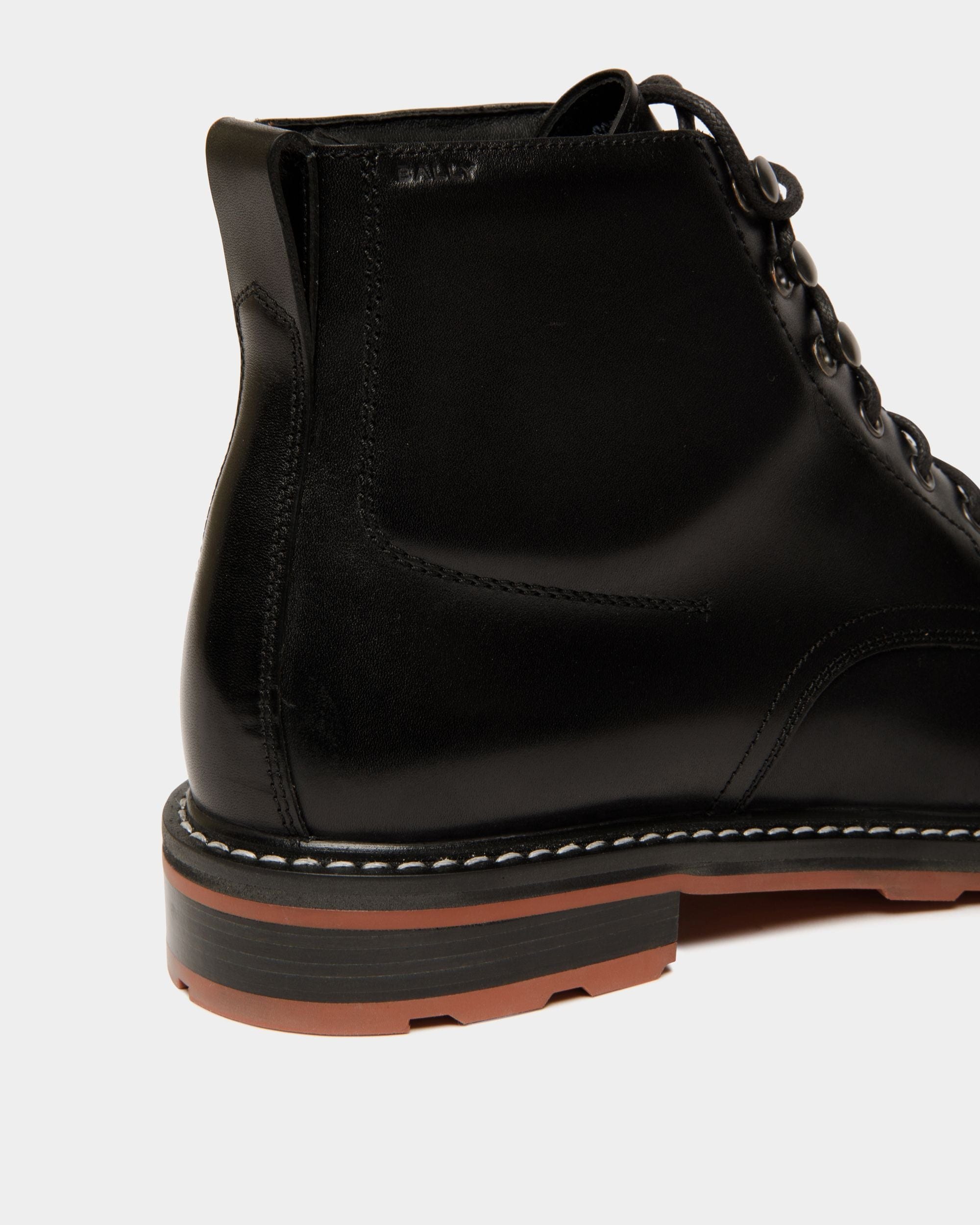 Winter Capsule Bootie in Black Leather - Men's - Bally - 06