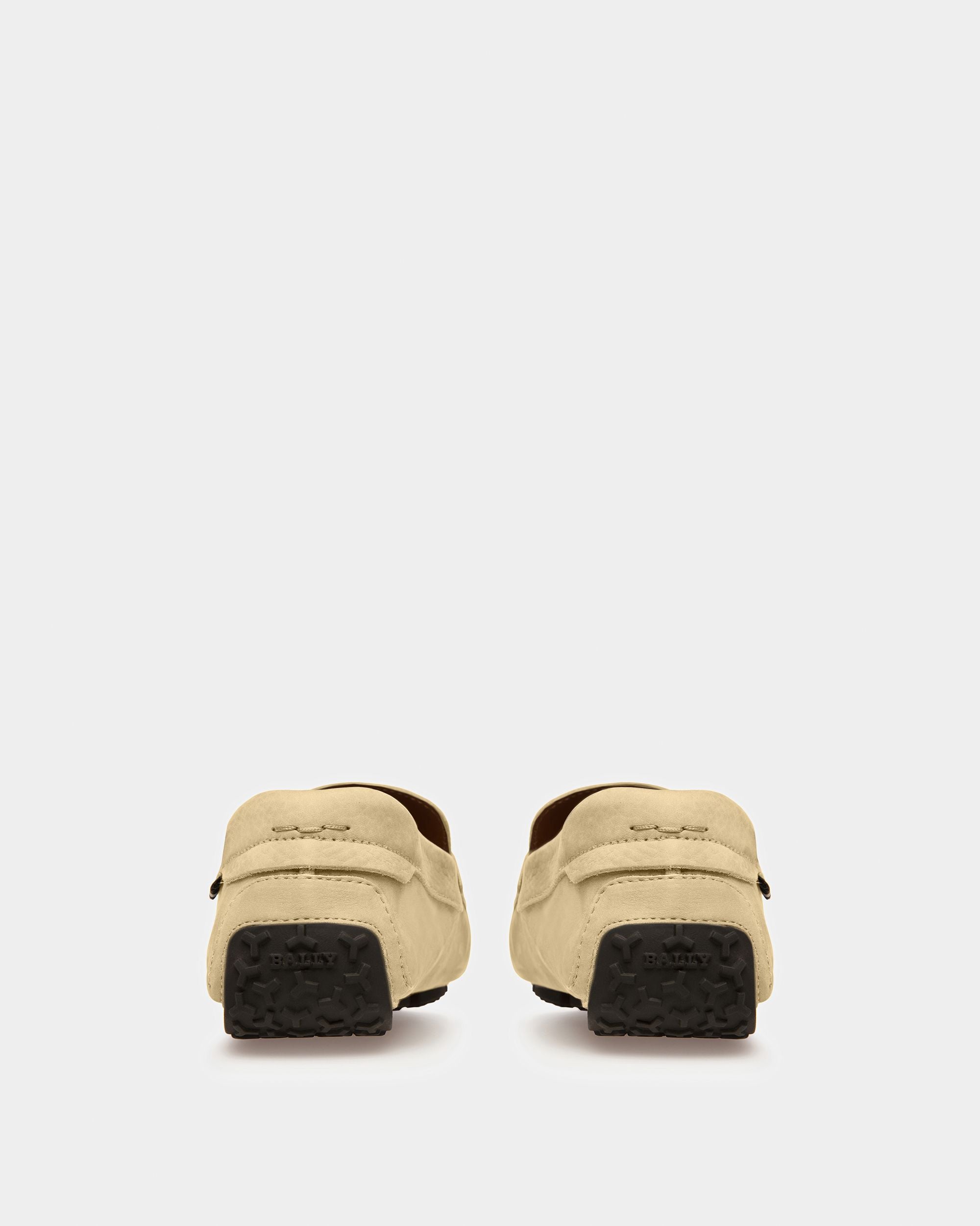 Pier Leather Drivers In Fossil - Men's - Bally - 04