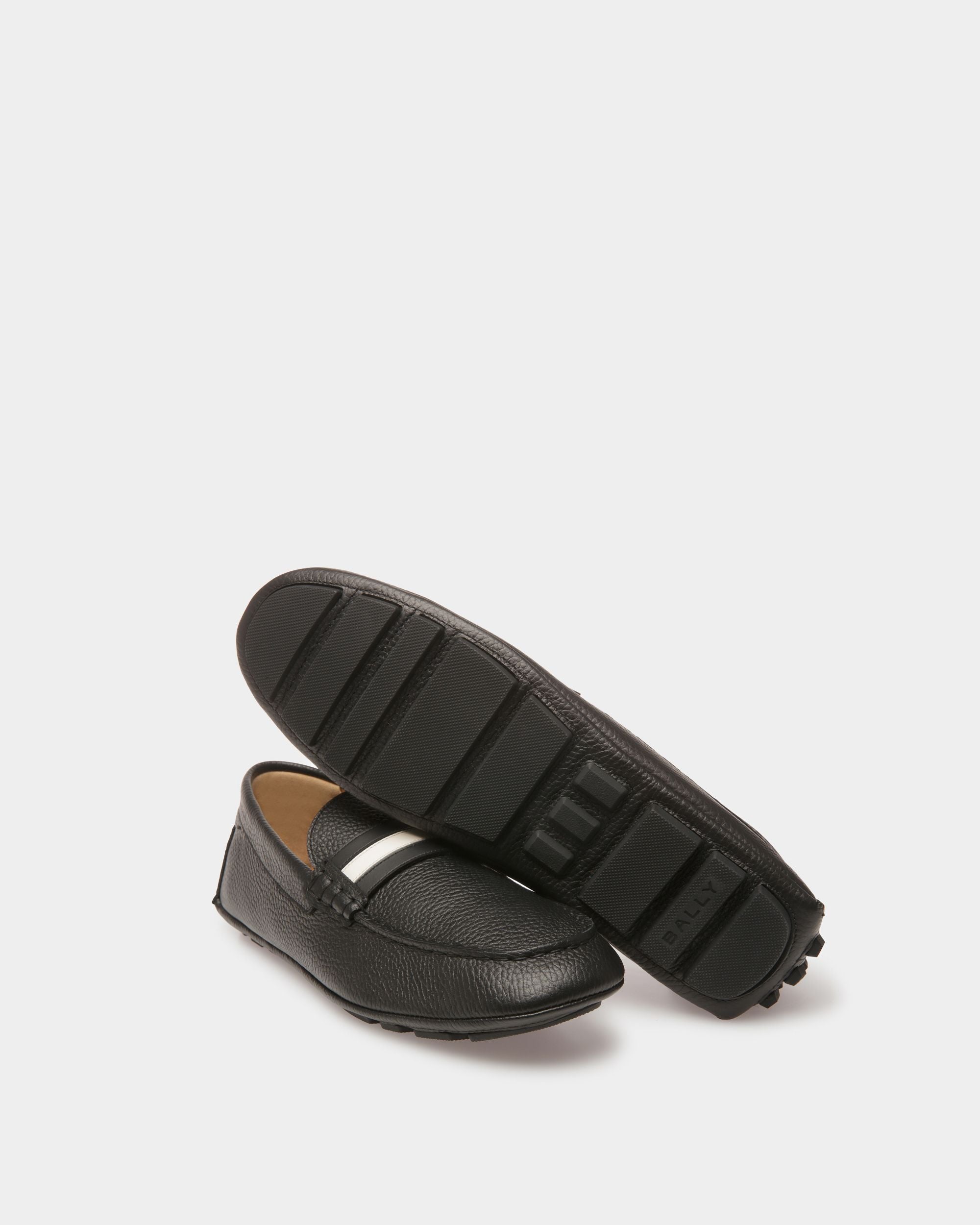 Kerbs Drivers In Black Leather - Men's - Bally - 04