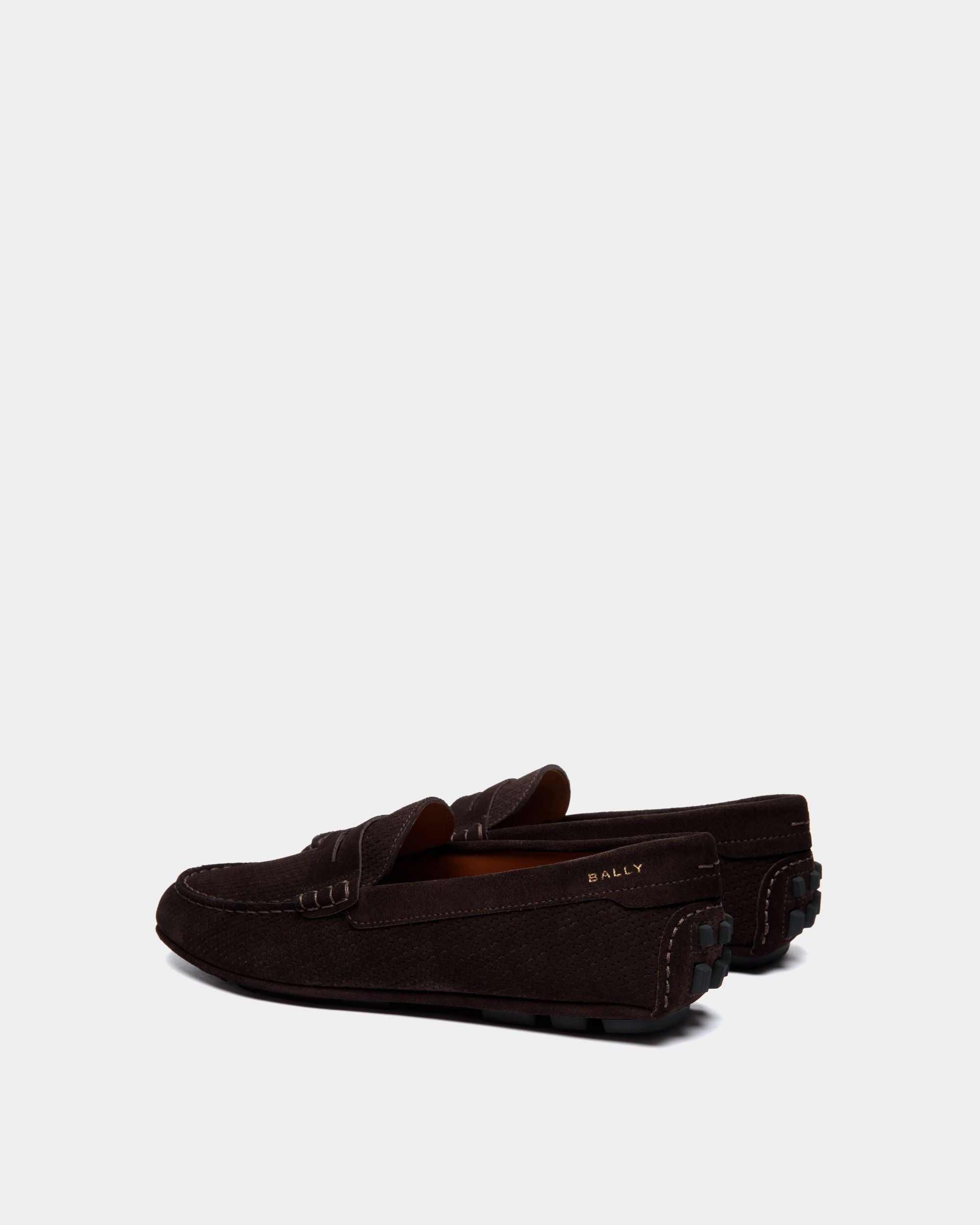 Kerbs Driver in Embossed Suede - Men's - Bally - 03