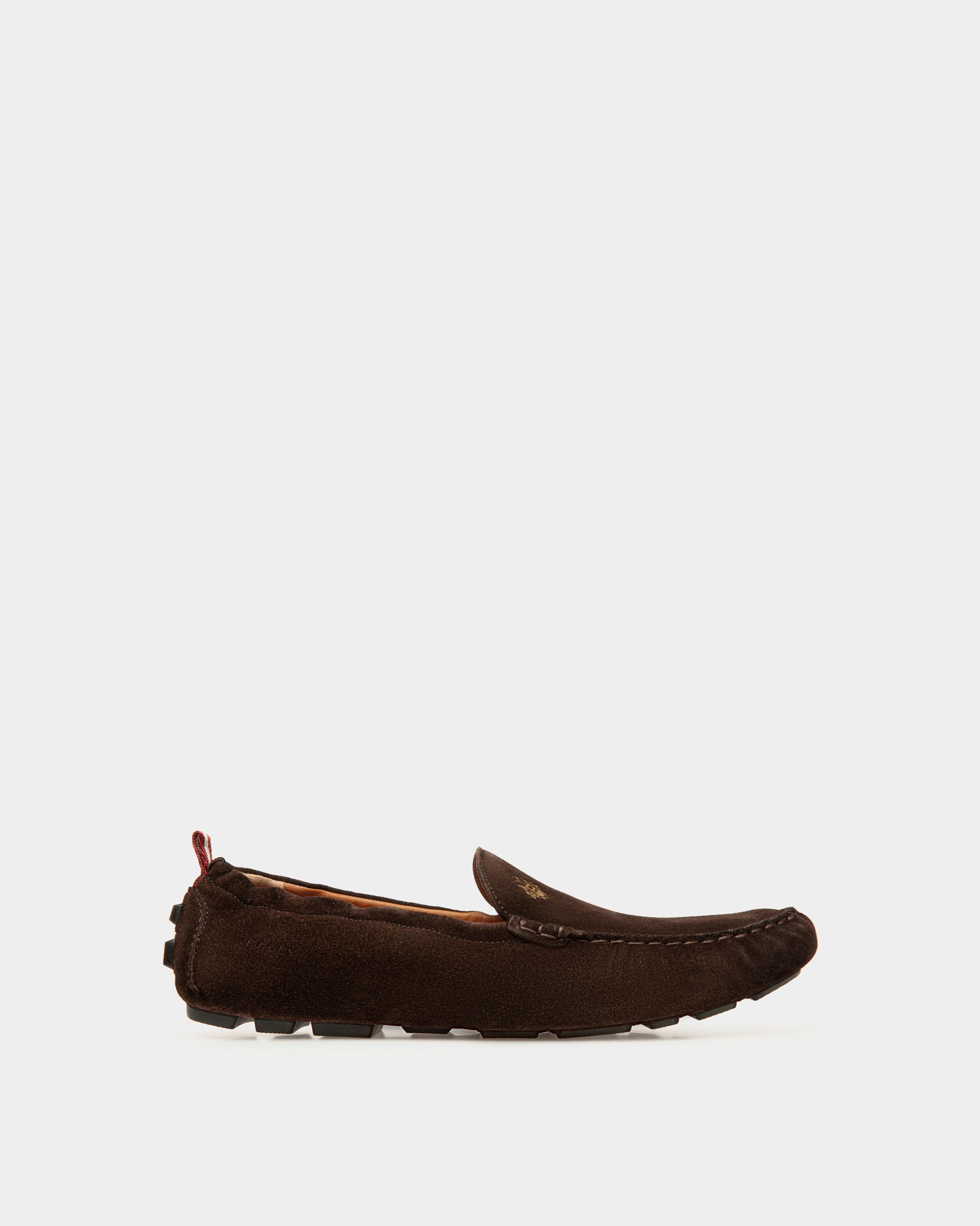 Kerbs Drivers In Brown Leather - Men's - Bally - 01