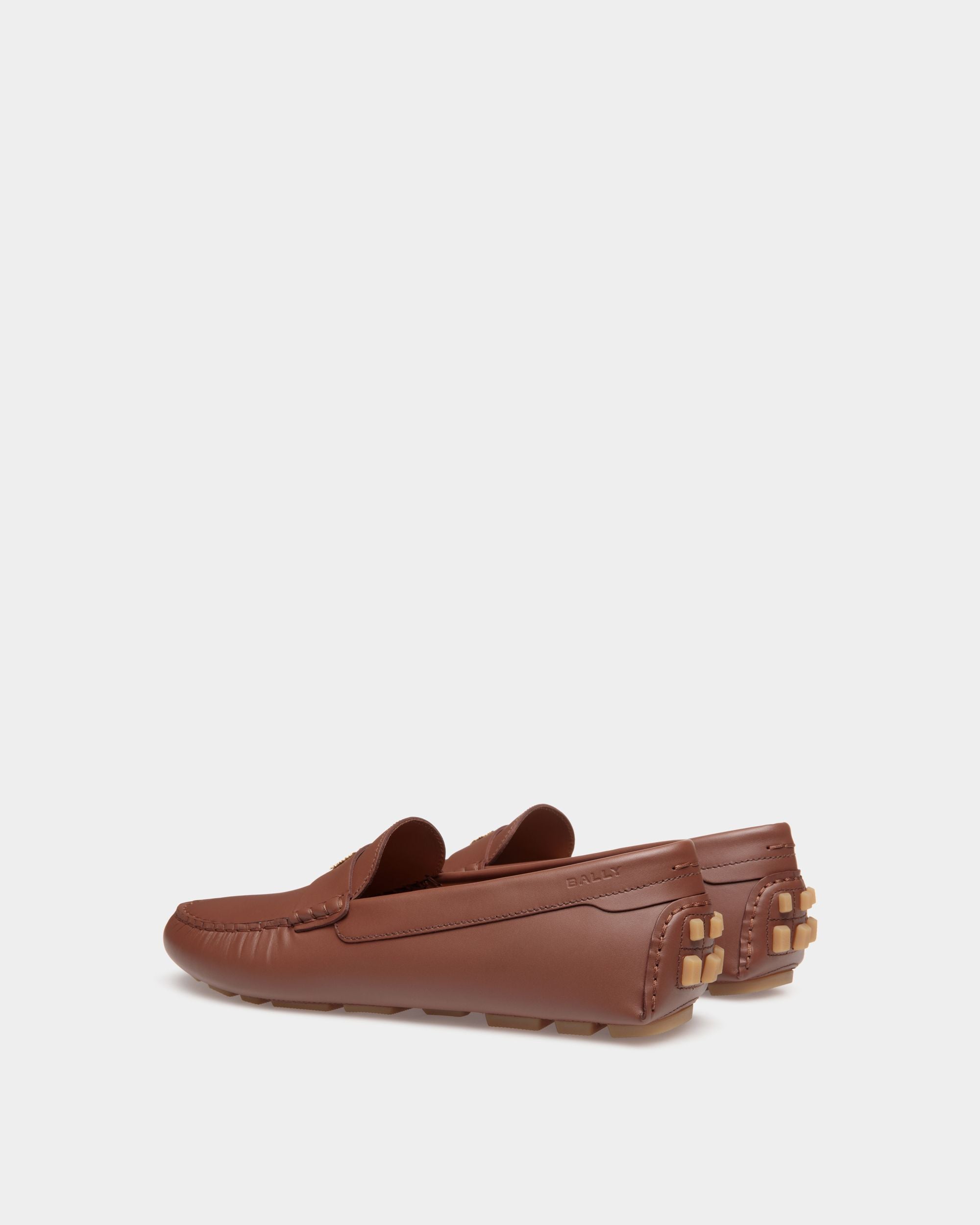Kerbs Driver In Brown Leather - Men's - Bally - 03