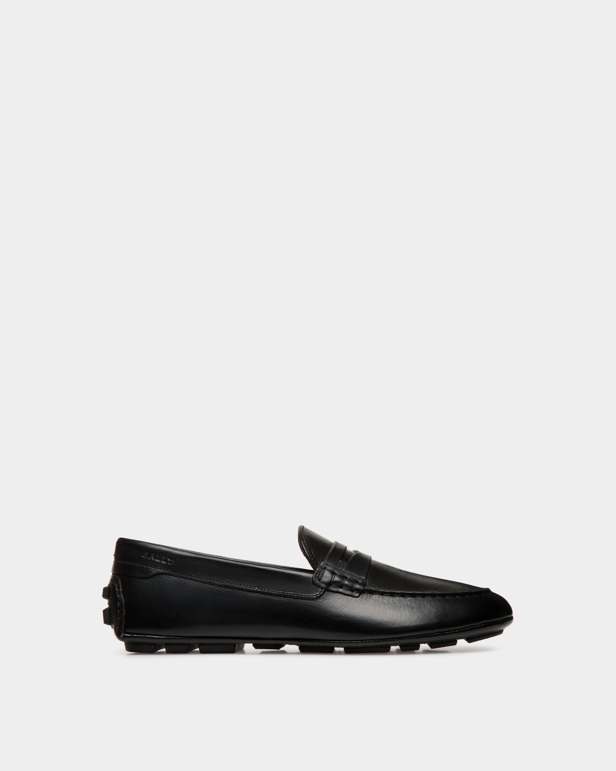 Kerbs Driver in Black Leather - Men's - Bally - 01