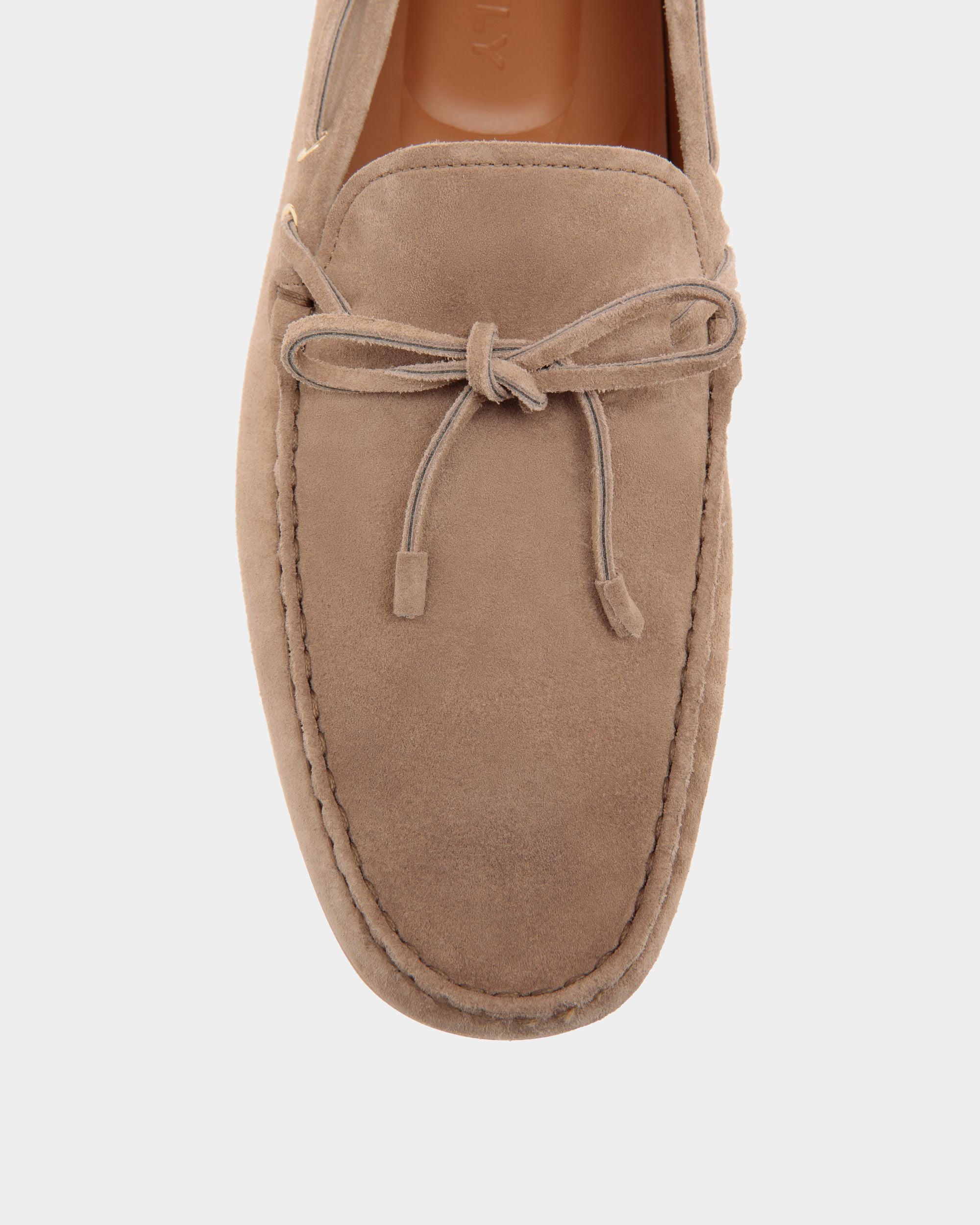 Clay Driver in Taupe Suede - Men's - Bally - 05