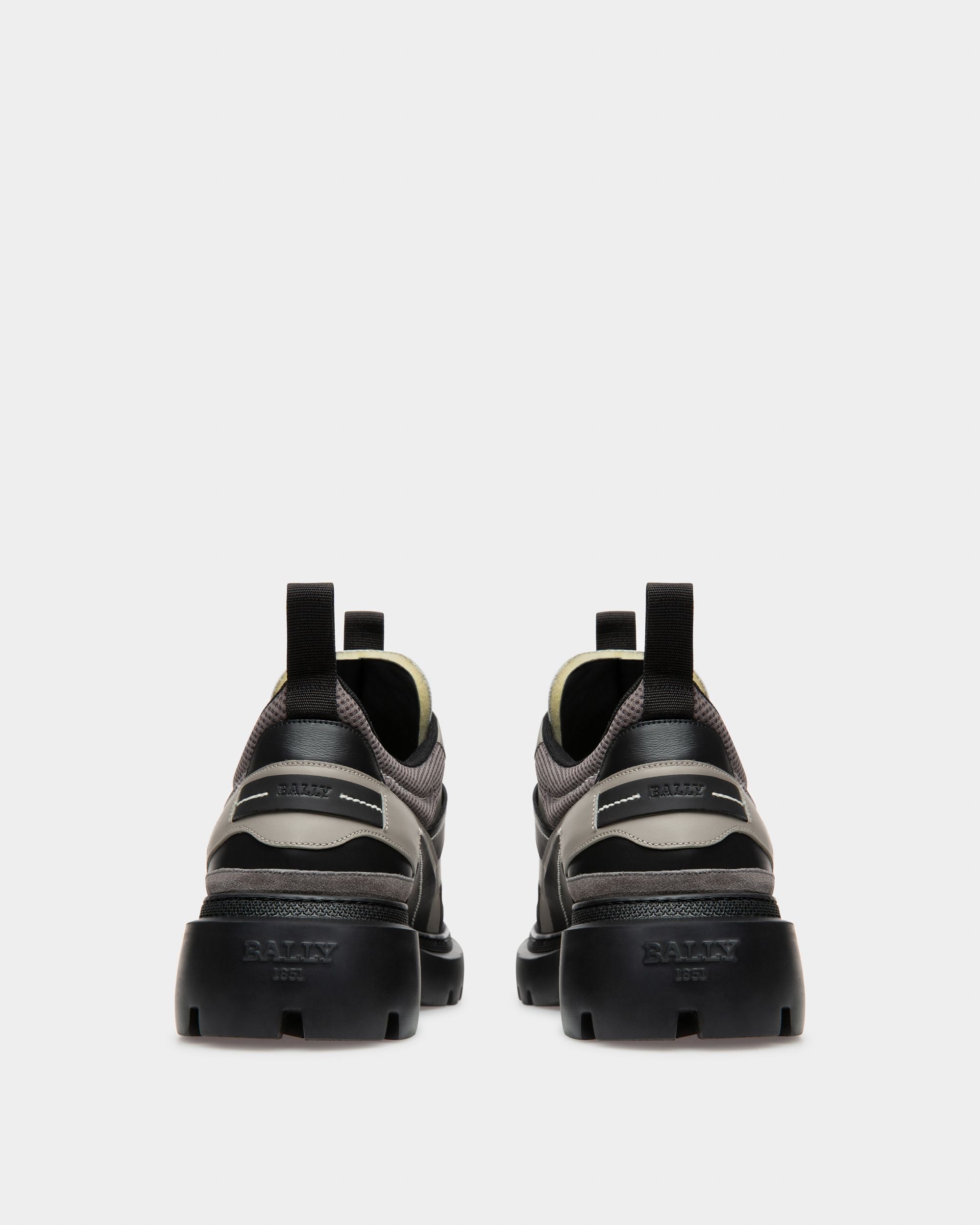 Vailont Leather Derbies In Black - Men's - Bally - 04