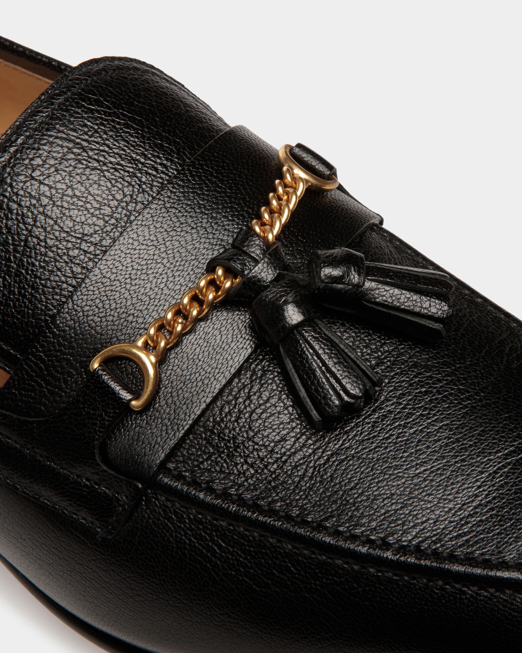Suisse Loafers In Black Leather - Men's - Bally - 04