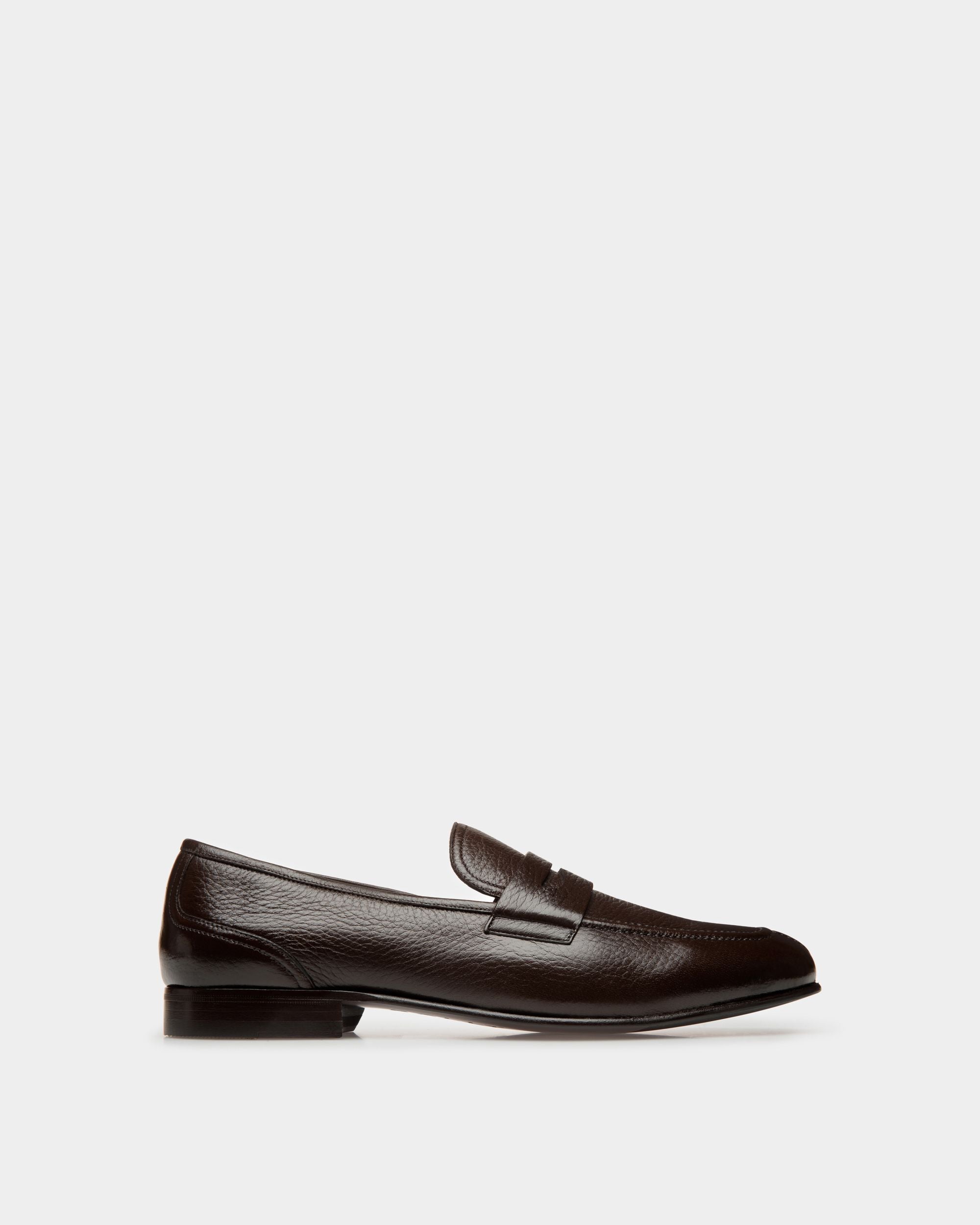 Suisse Loafer In Brown Leather - Men's - Bally - 01