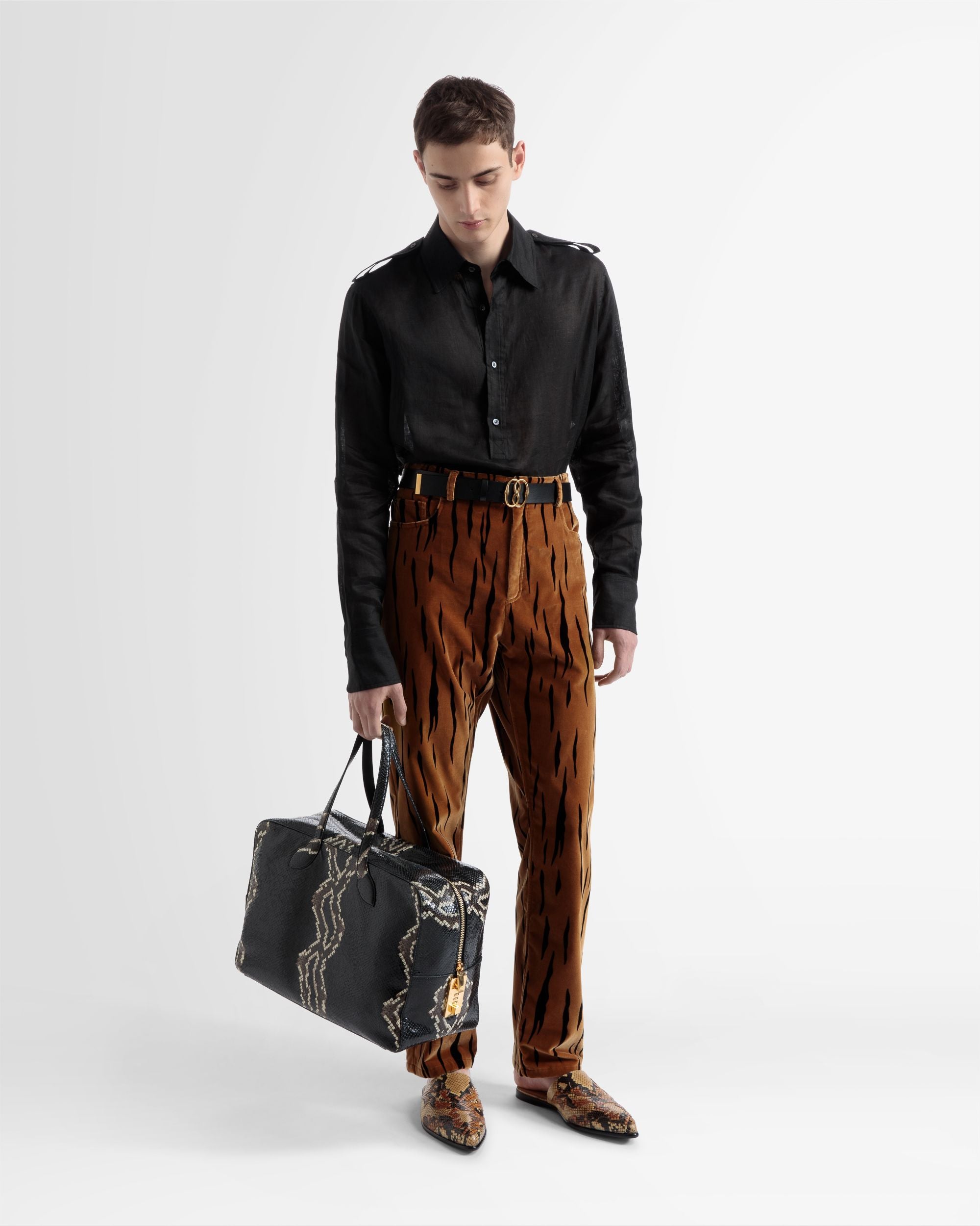 Gaiman Loafers In Python Print - Men's - Bally - 06