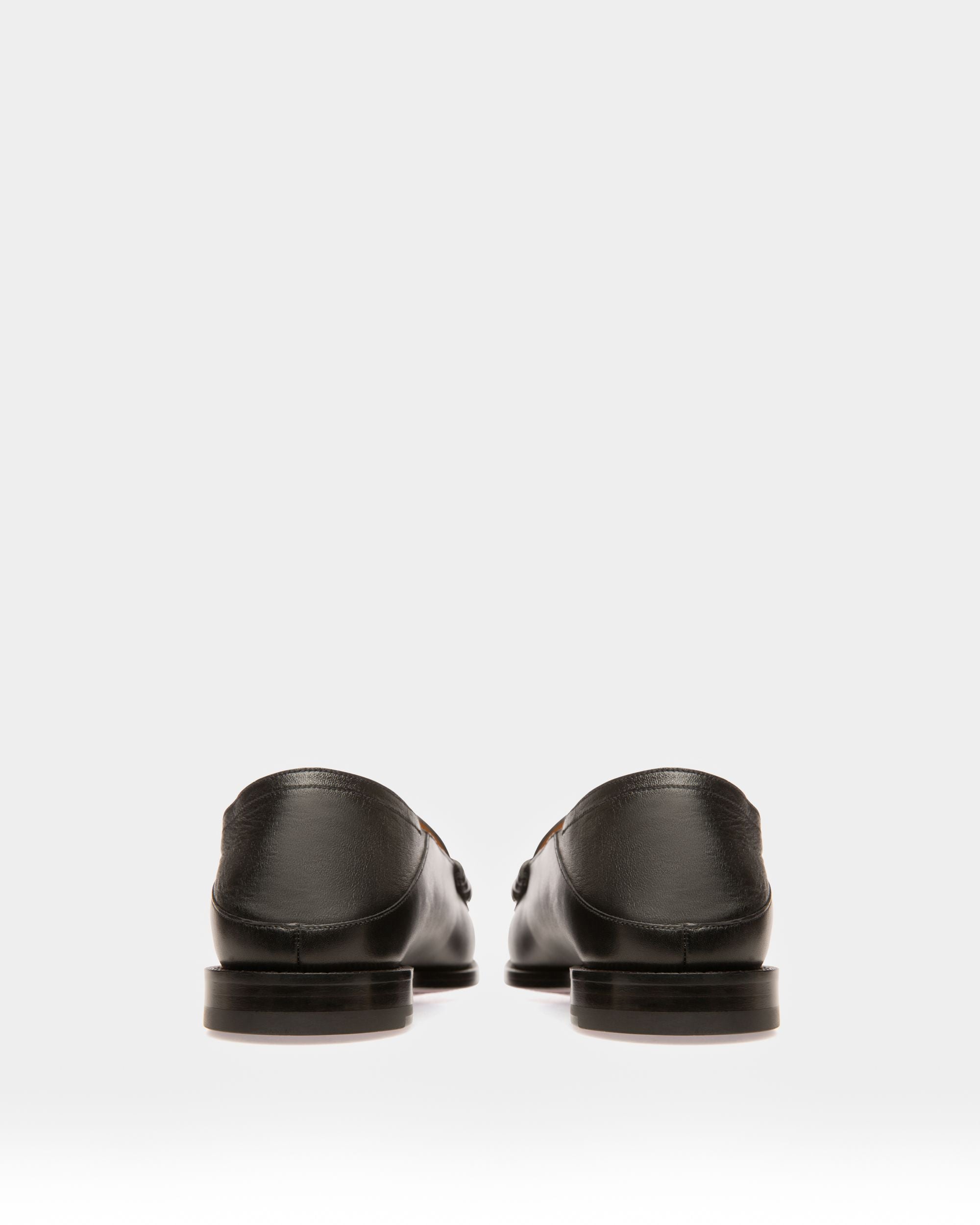 Coriano Leather Moccasins In Black - Men's - Bally - 03