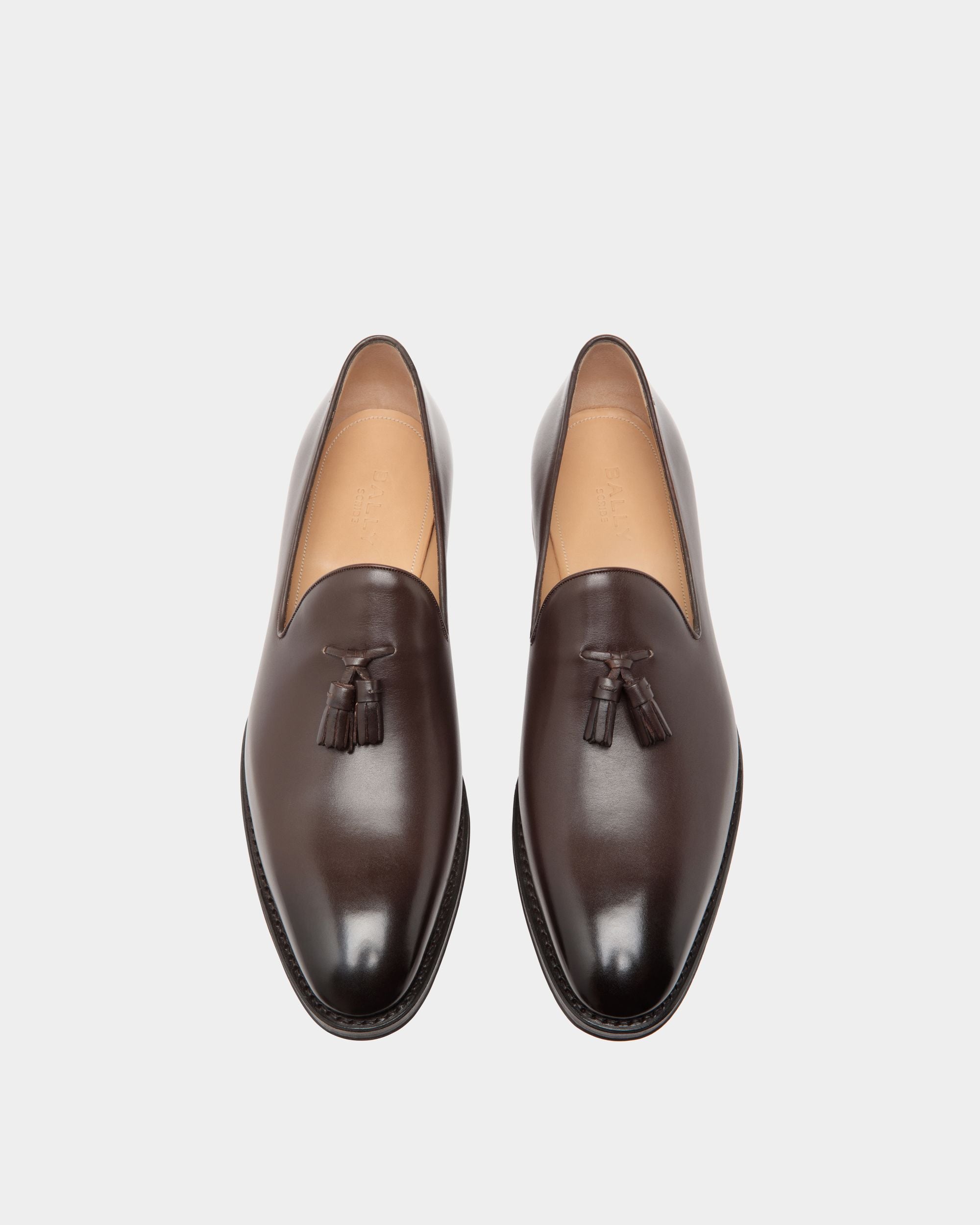 Scribe Loafer In Brown Leather - Men's - Bally - 04