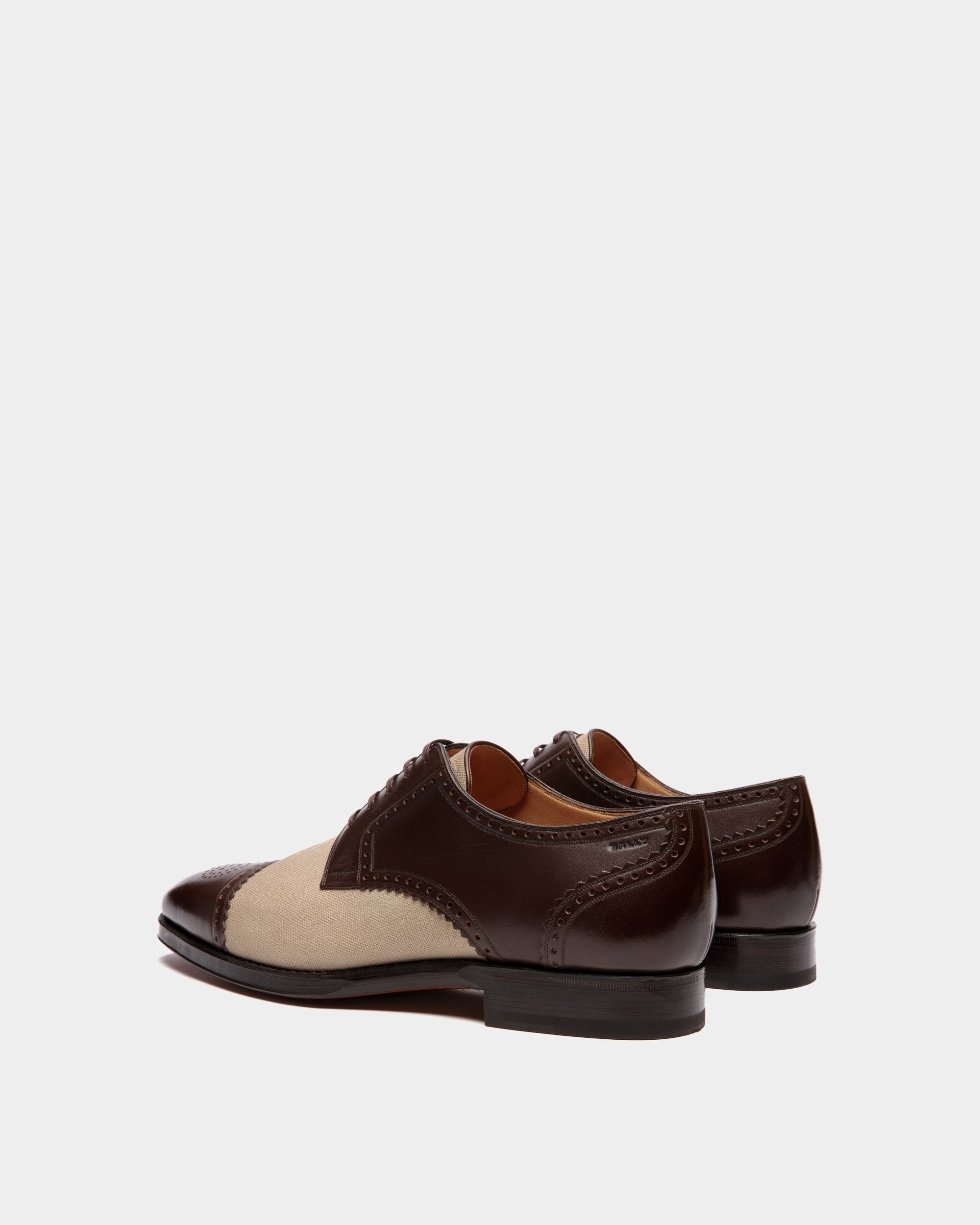 Scribe Derby in Leather and Fabric - Men's - Bally - 03