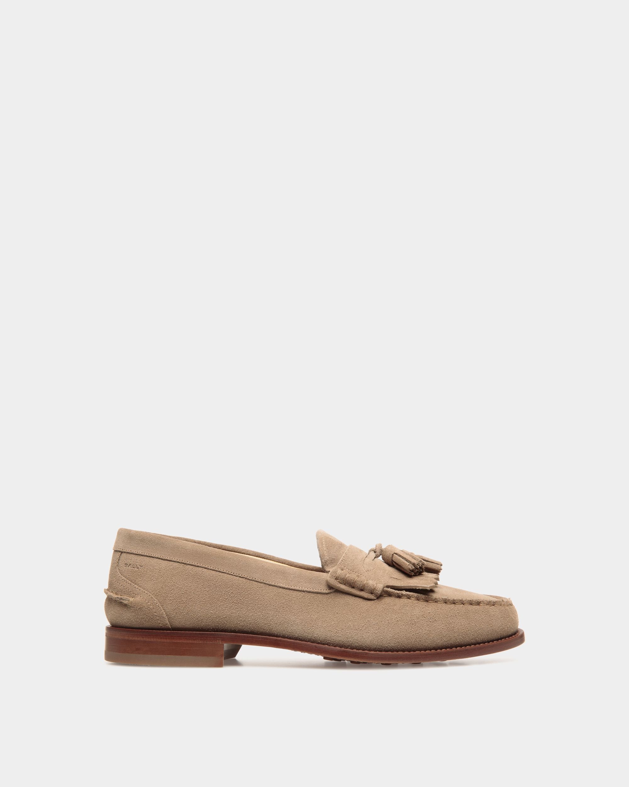 Oregon Loafer in Suede - Men's - Bally - 01