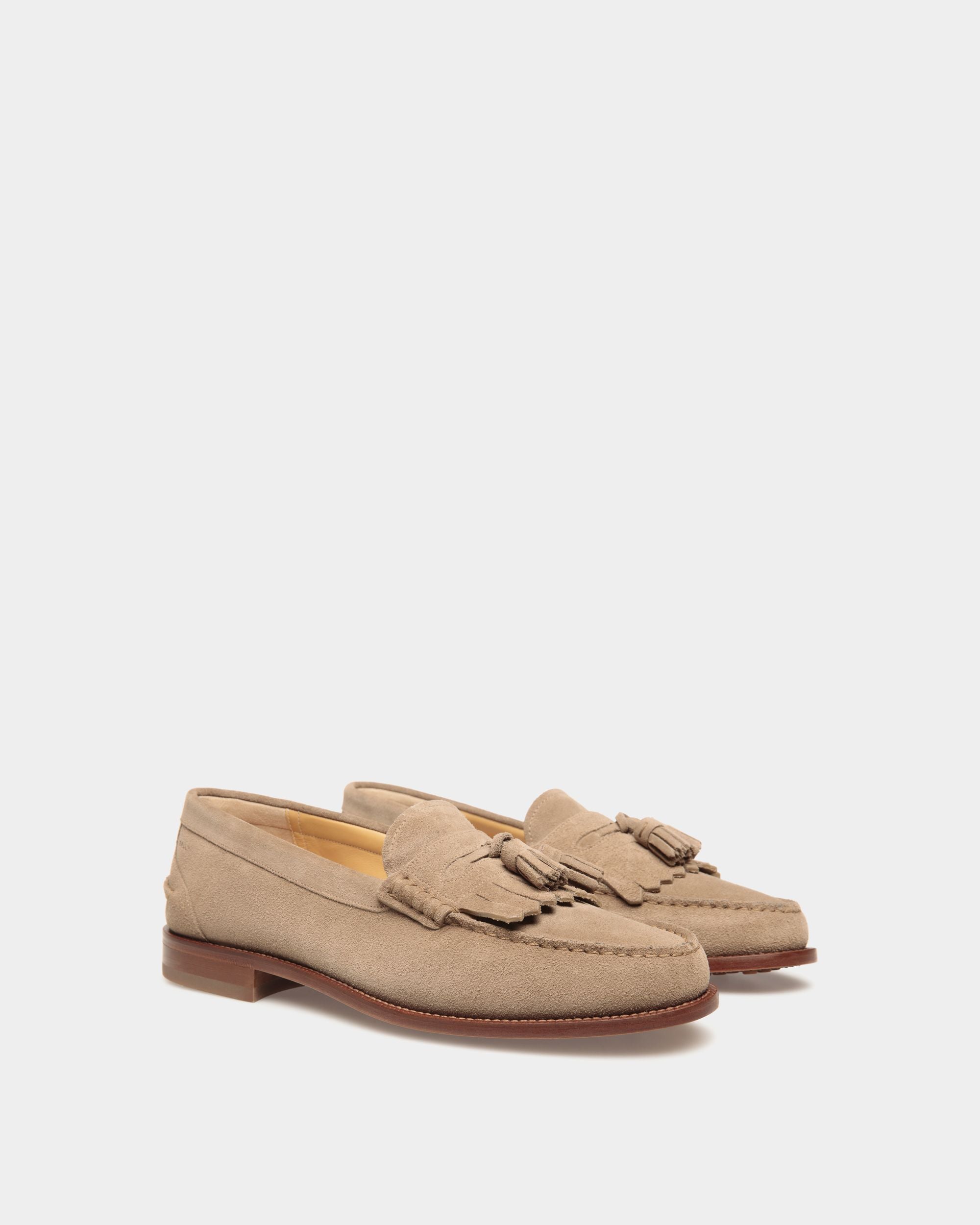 Oregon Loafer in Suede - Men's - Bally - 02