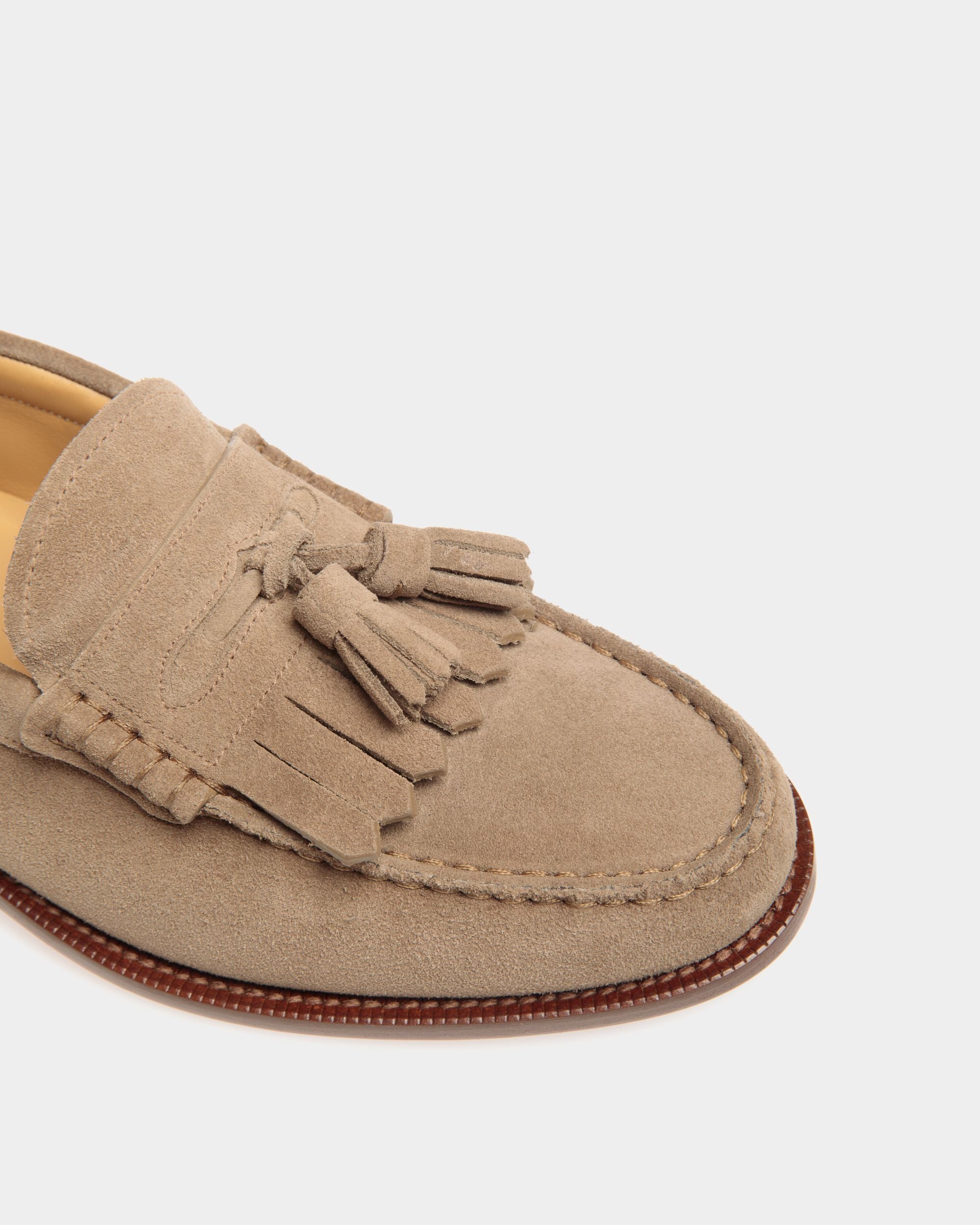 Oregon Loafer in Suede - Men's - Bally - 04