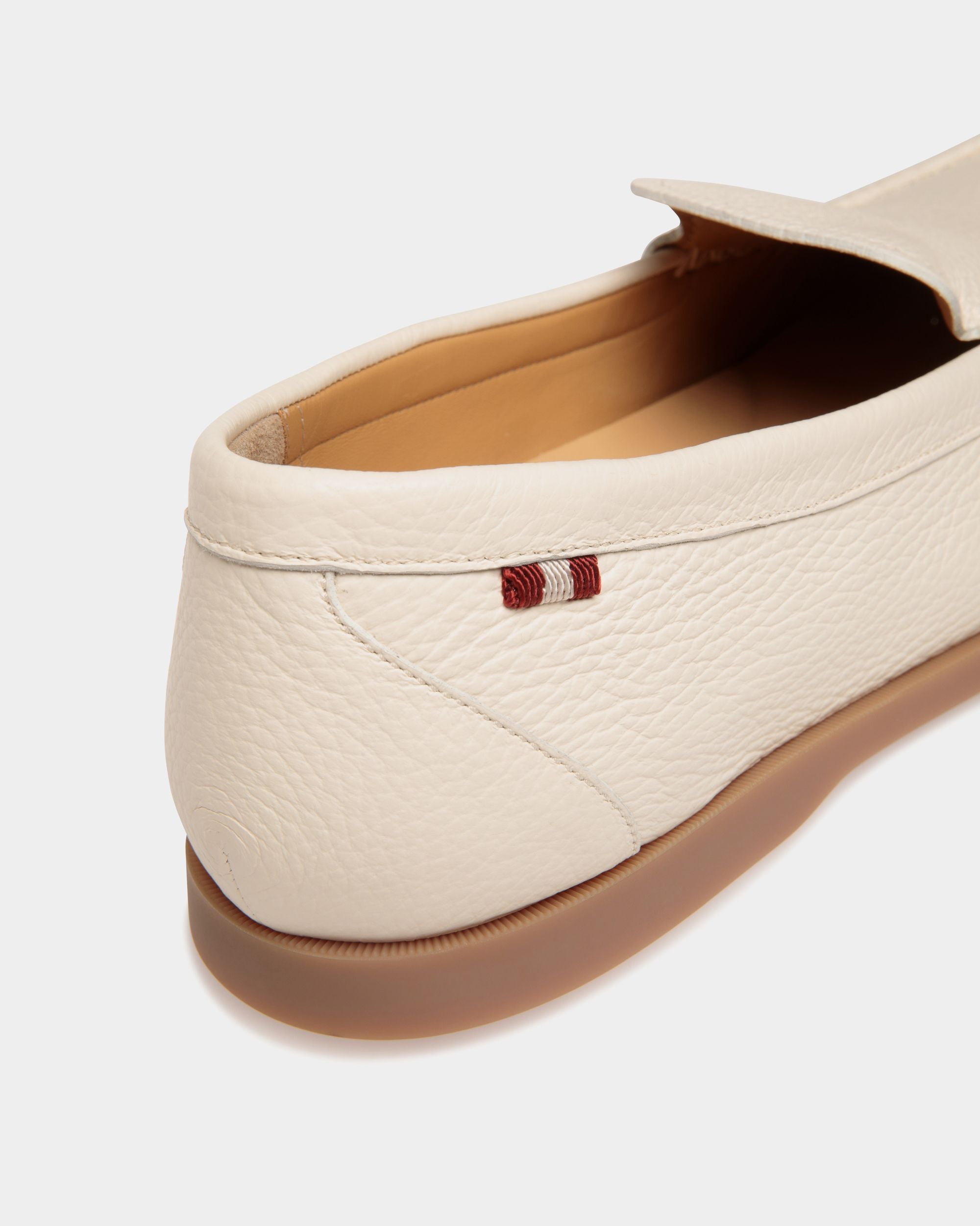 Nelson Loafer In Bone Deer Leather - Men's - Bally - 06