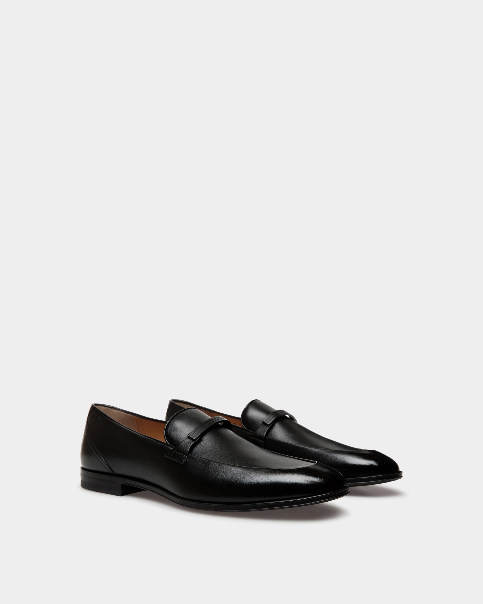 Westminster Loafer In Black Leather - Men's - Bally - 02