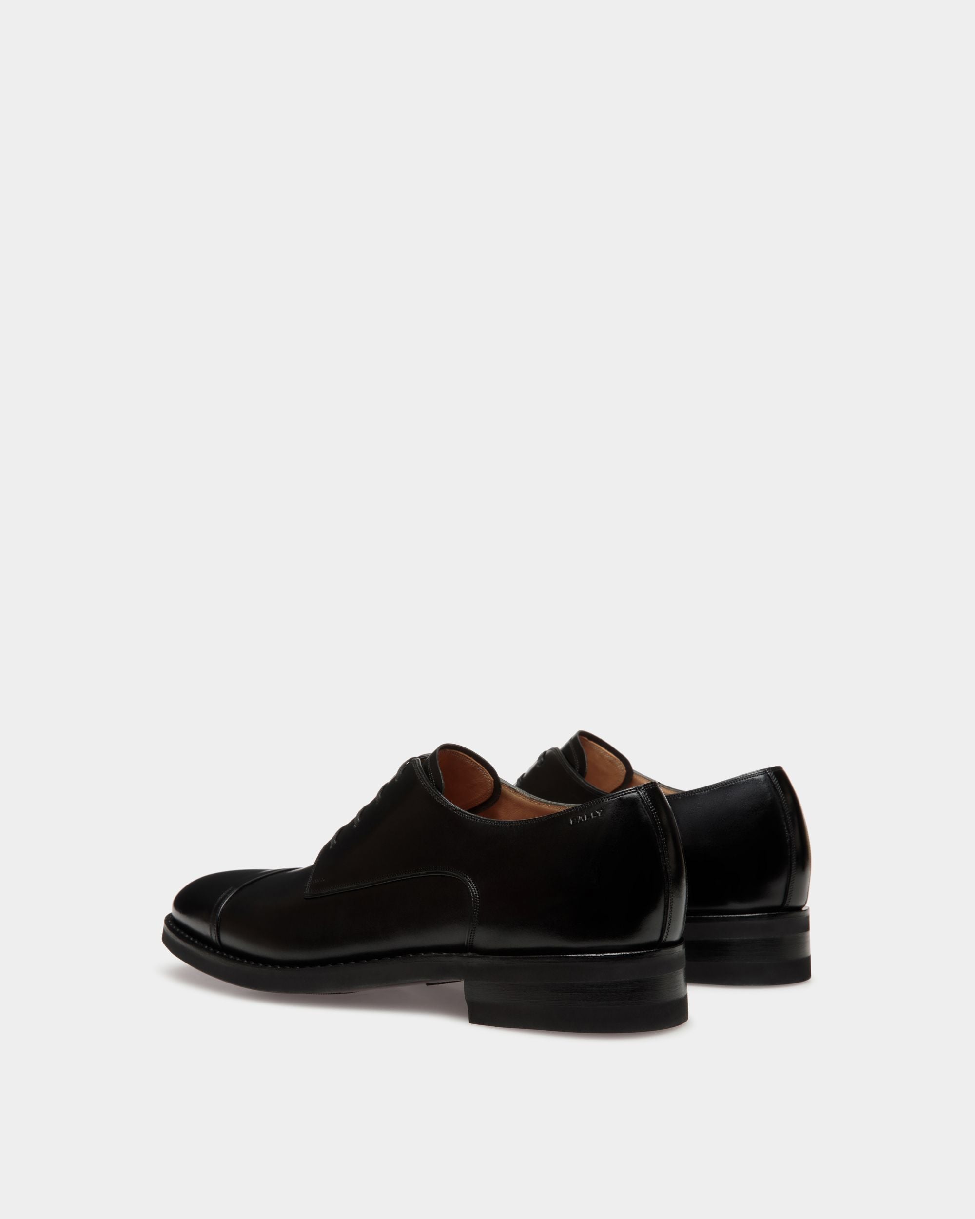 Scribe Un Derby In Black Leather - Men's - Bally - 03