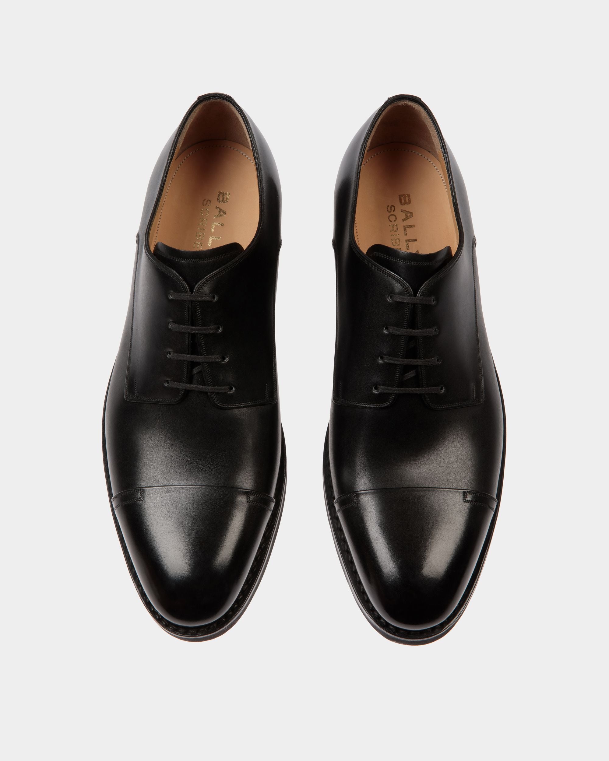 Scribe Un Derby In Black Leather - Men's - Bally - 05