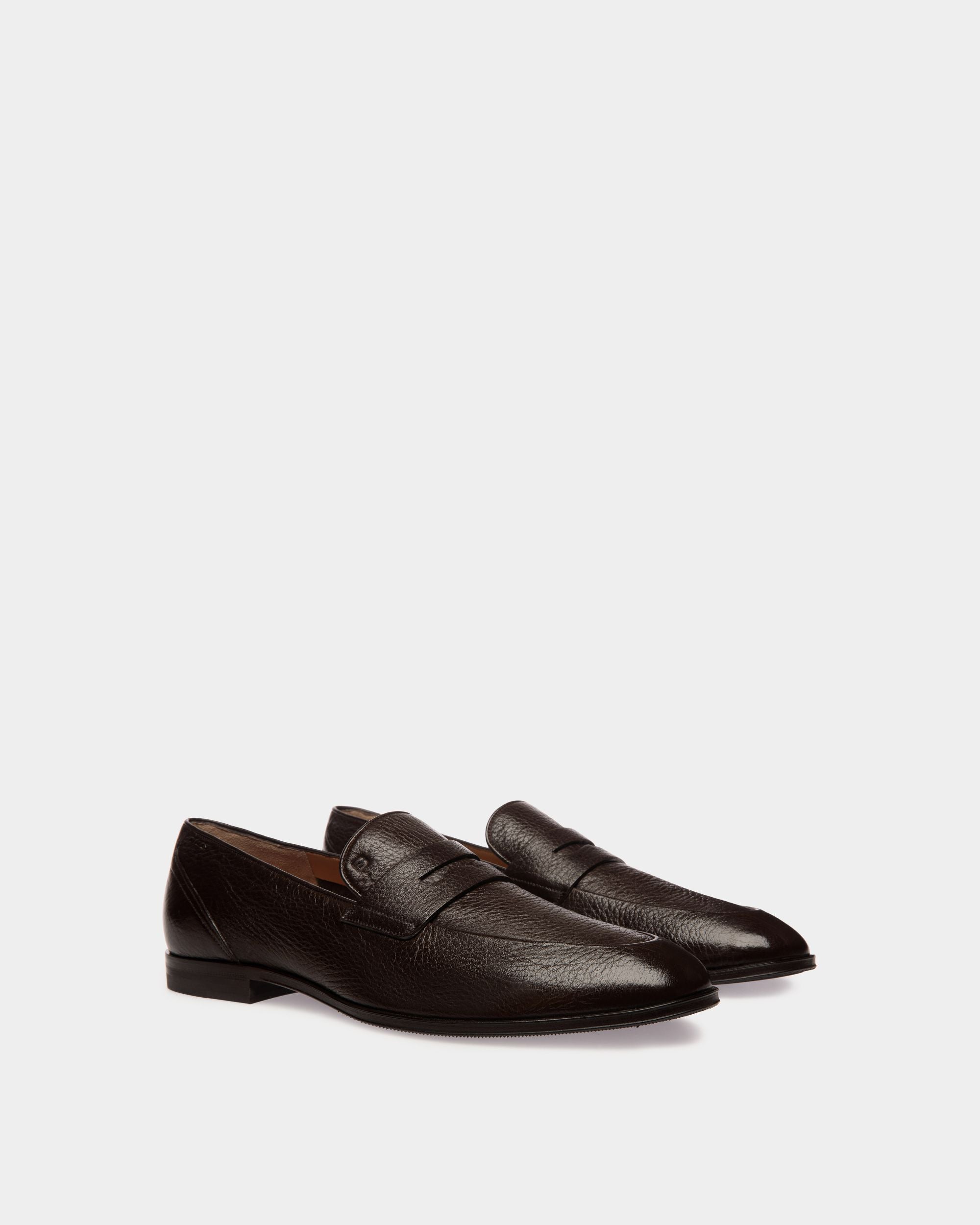 Westminster Loafer In Brown Deer Leather - Men's - Bally - 02