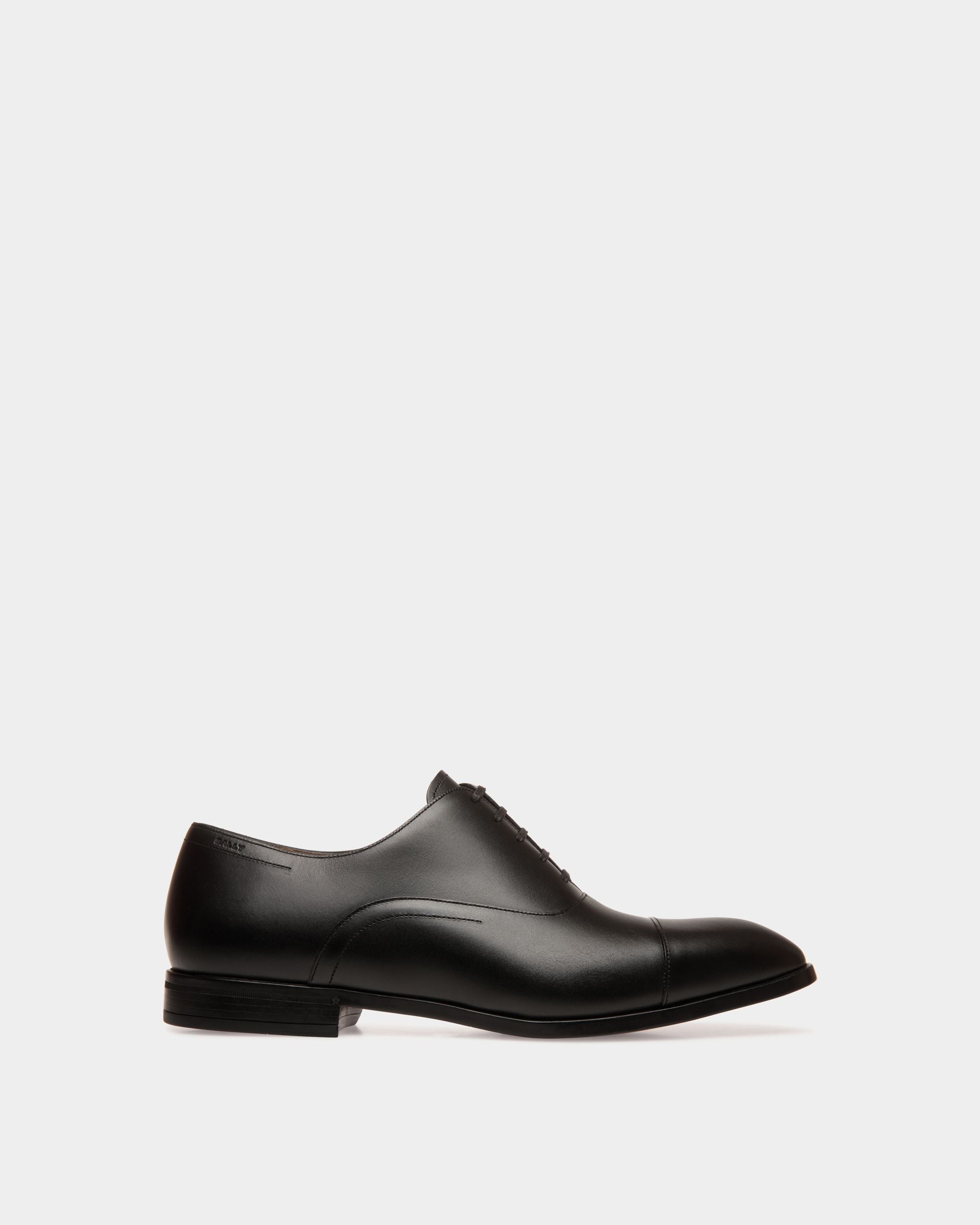 Lace-Ups In Black Leather - Men's - Bally - 01
