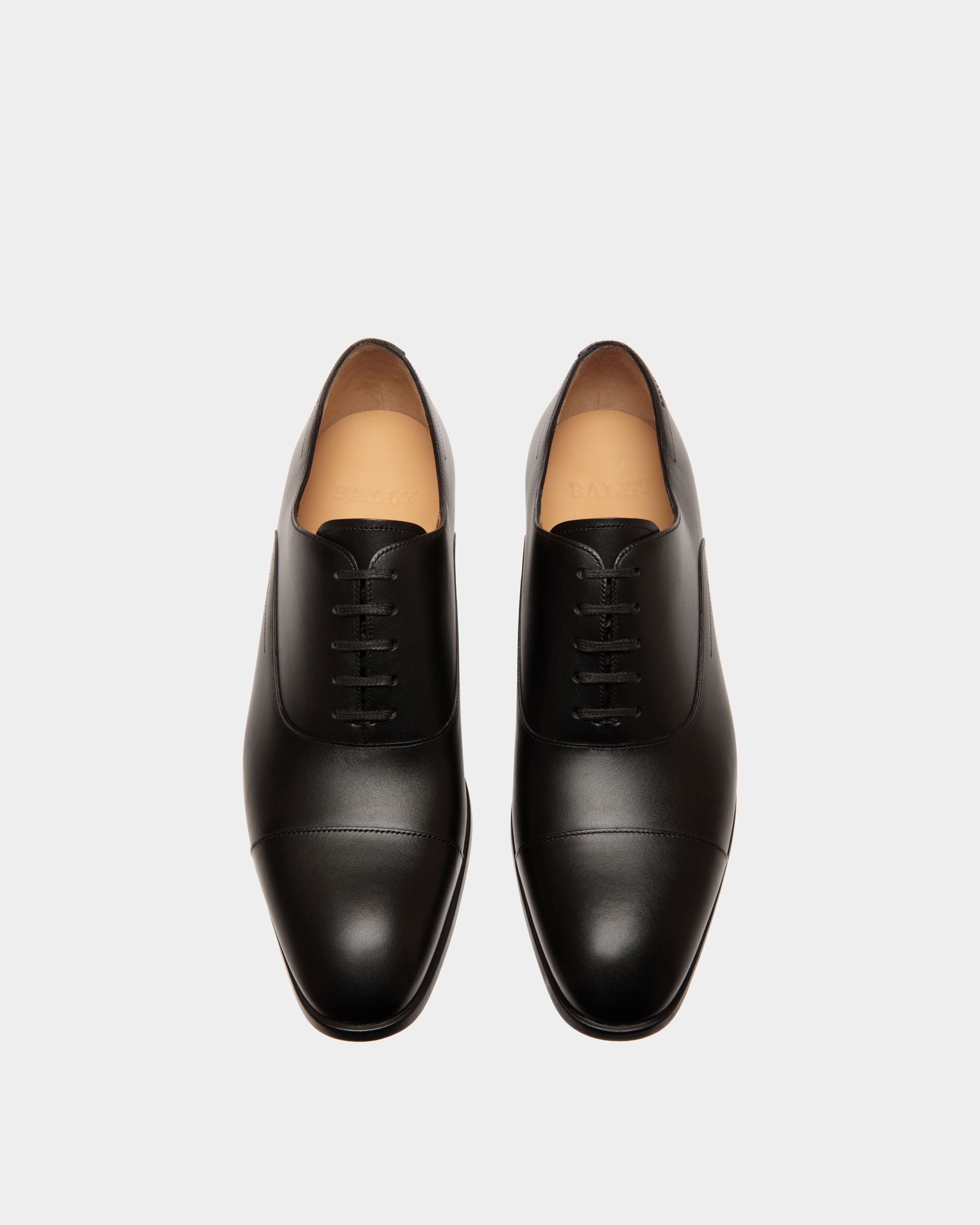 Lace-Ups In Black Leather - Men's - Bally - 04