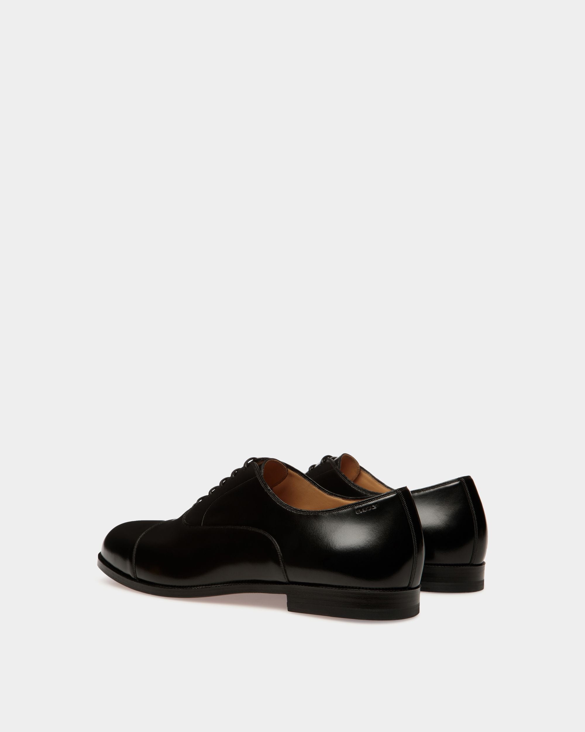 Carl Oxford in Black Leather - Men's - Bally - 04