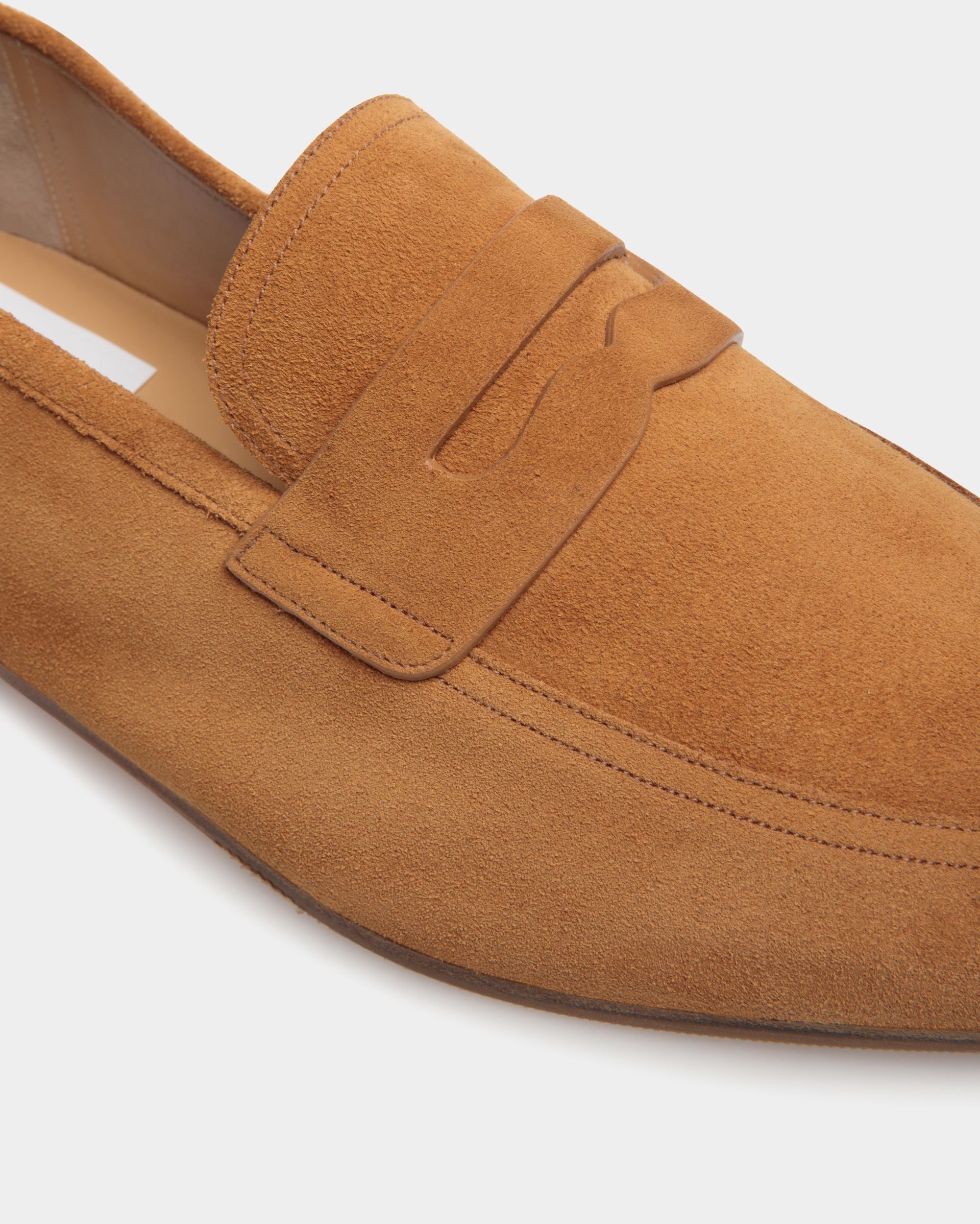 Plume Loafer in Brown Suede - Men's - Bally - 06