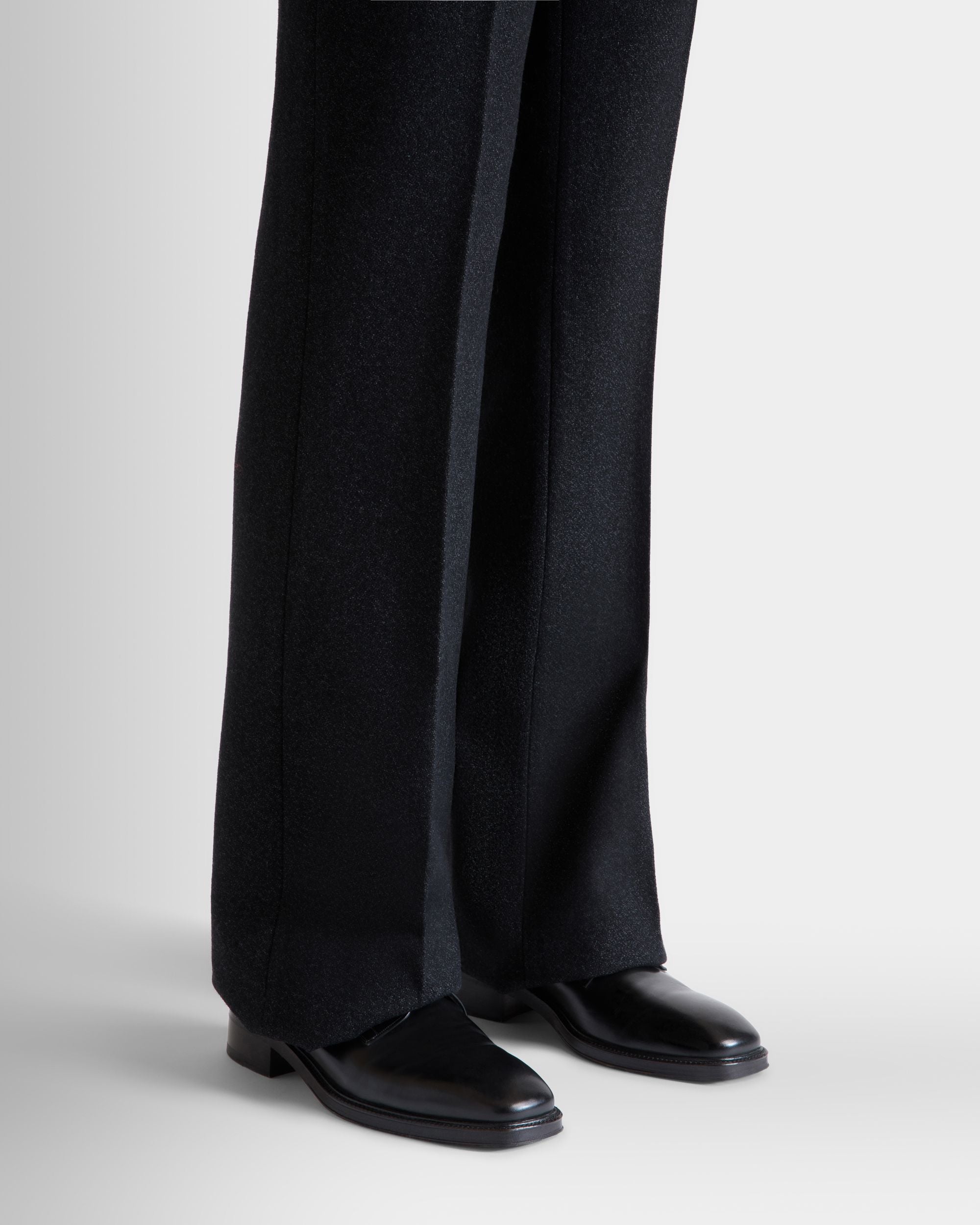 Sockel Derby In Black Leather - Men's - Bally - 02
