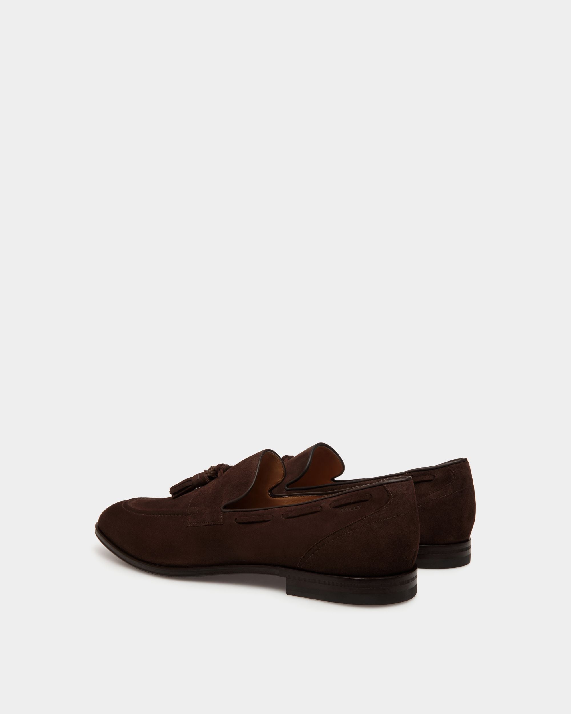 Westminster Loafer in Ebano Suede - Men's - Bally - 03