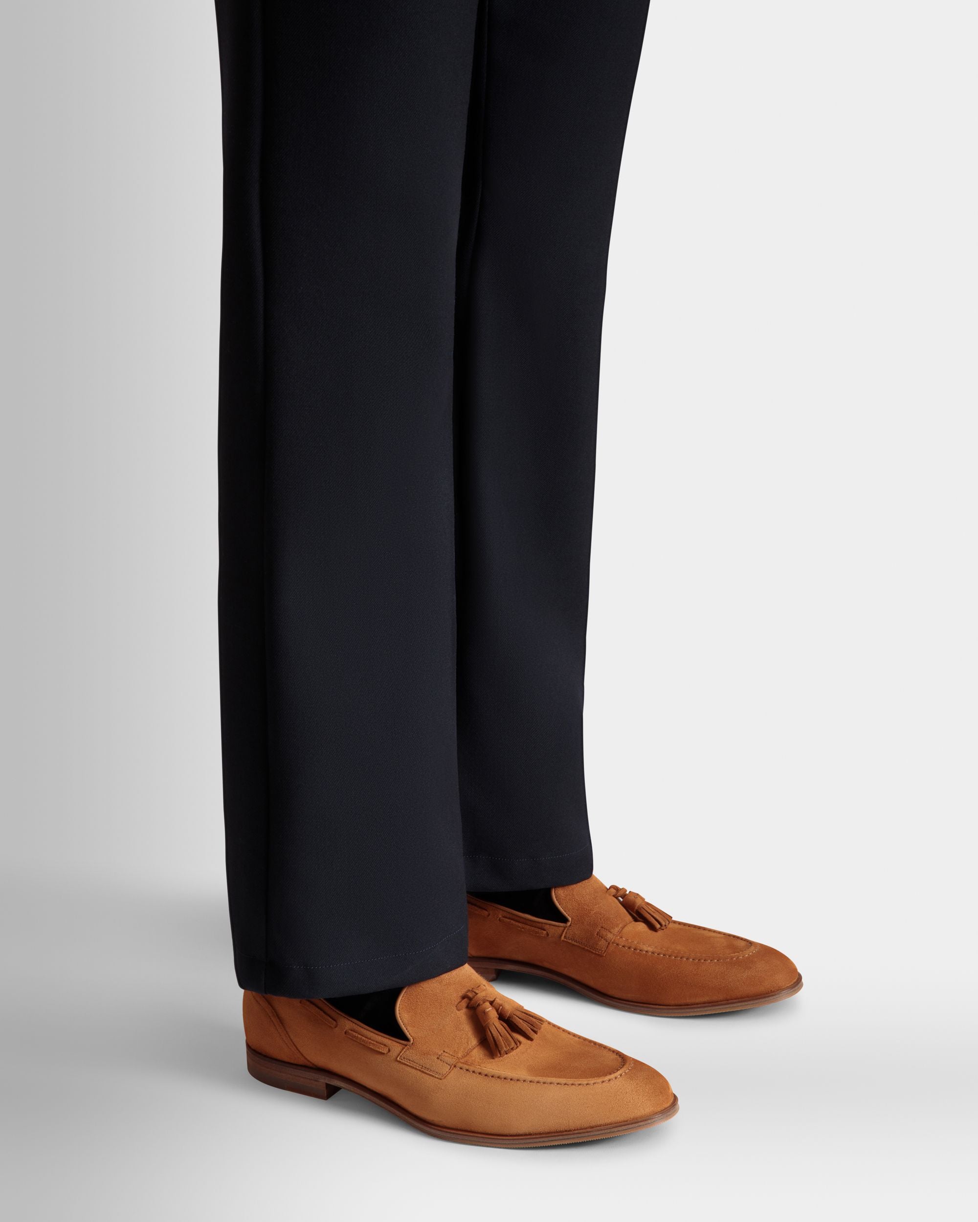 Westminster Loafer in Brown Suede - Men's - Bally - 02