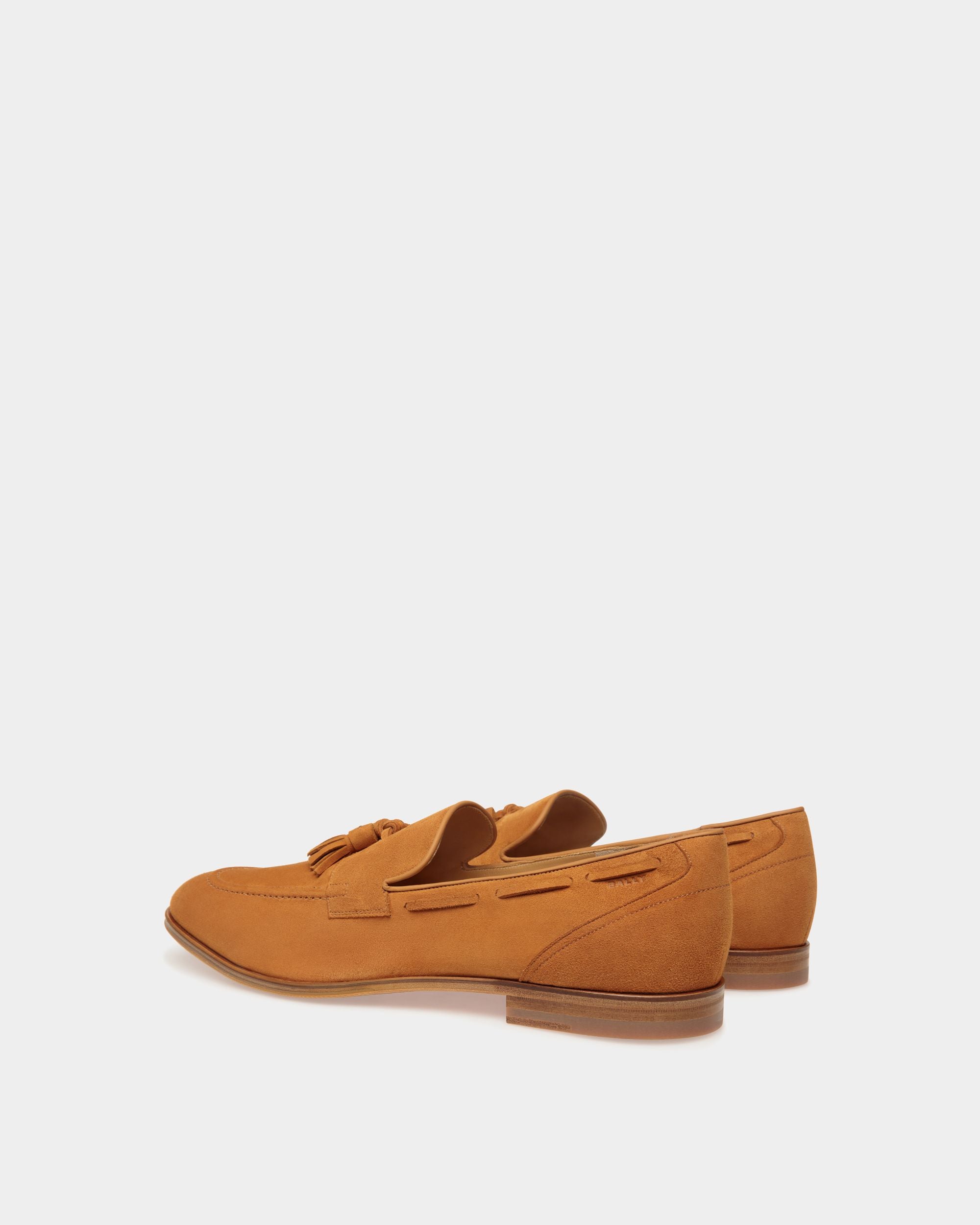 Westminster Loafer in Brown Suede - Men's - Bally - 04