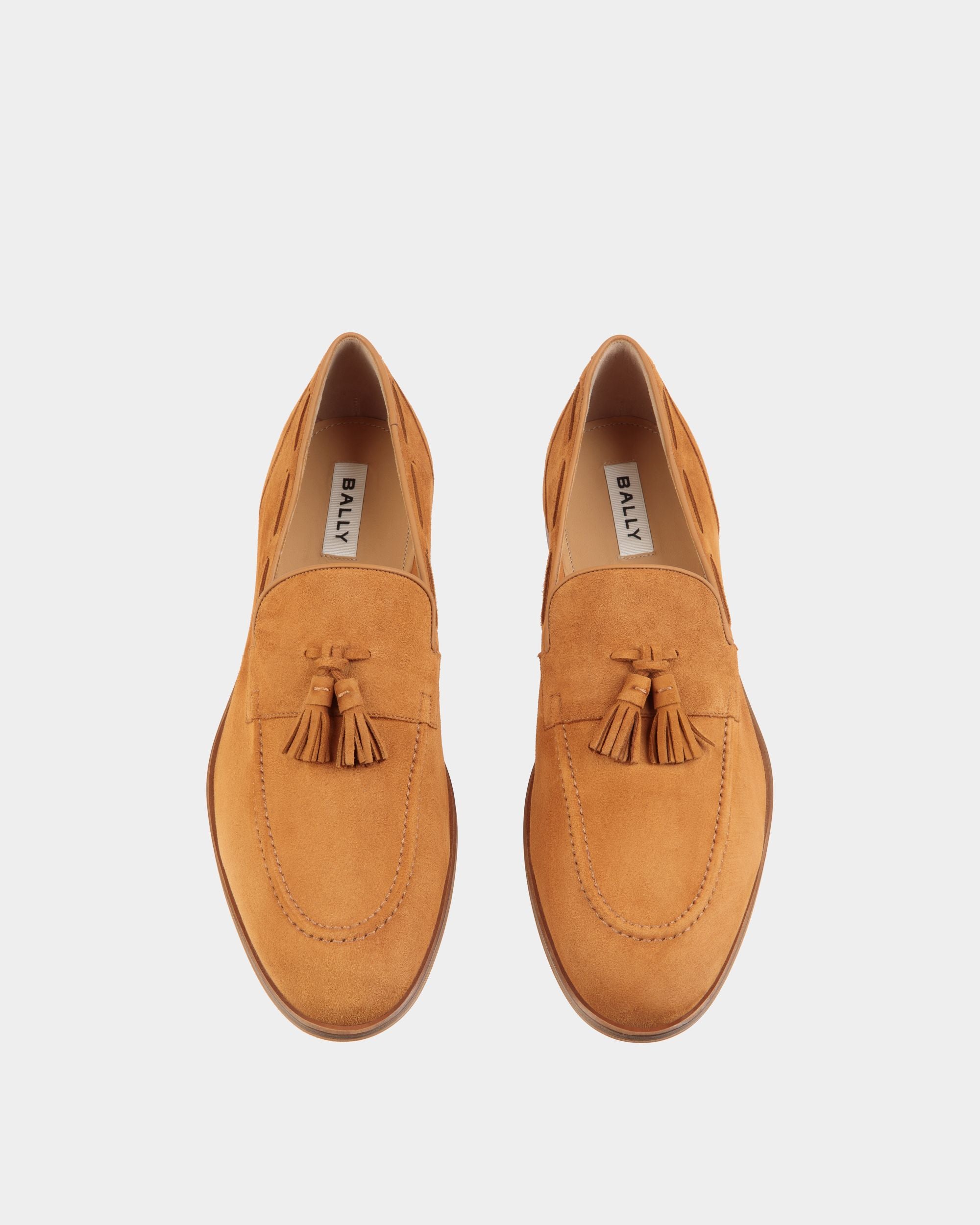 Westminster Loafer in Brown Suede - Men's - Bally - 05