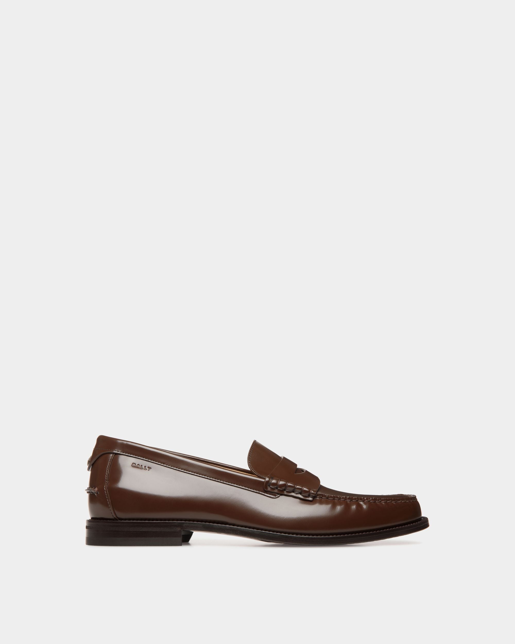 Capitol Loafer in Ebano Leather - Men's - Bally - 01
