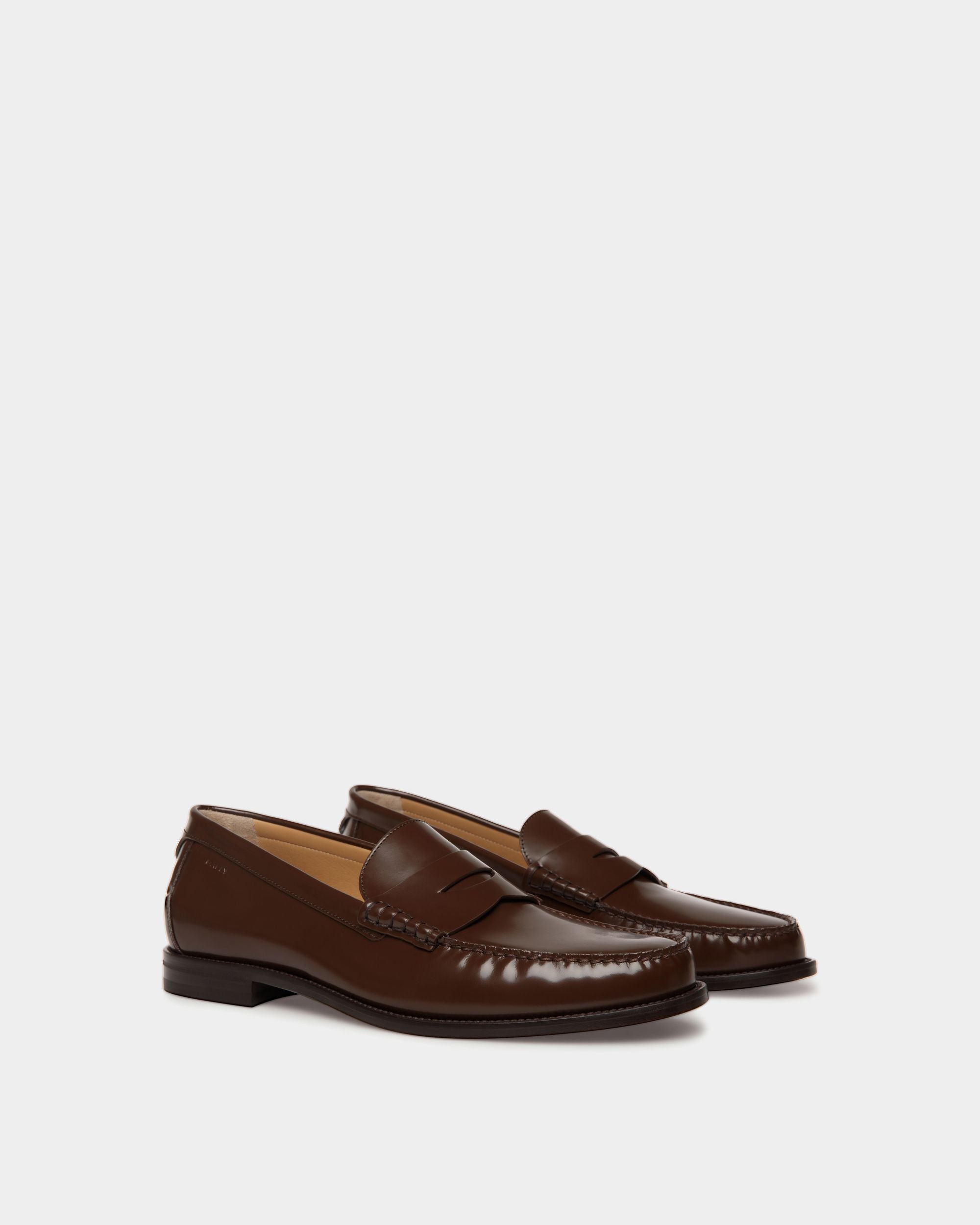 Capitol Loafer in Ebano Leather - Men's - Bally - 03