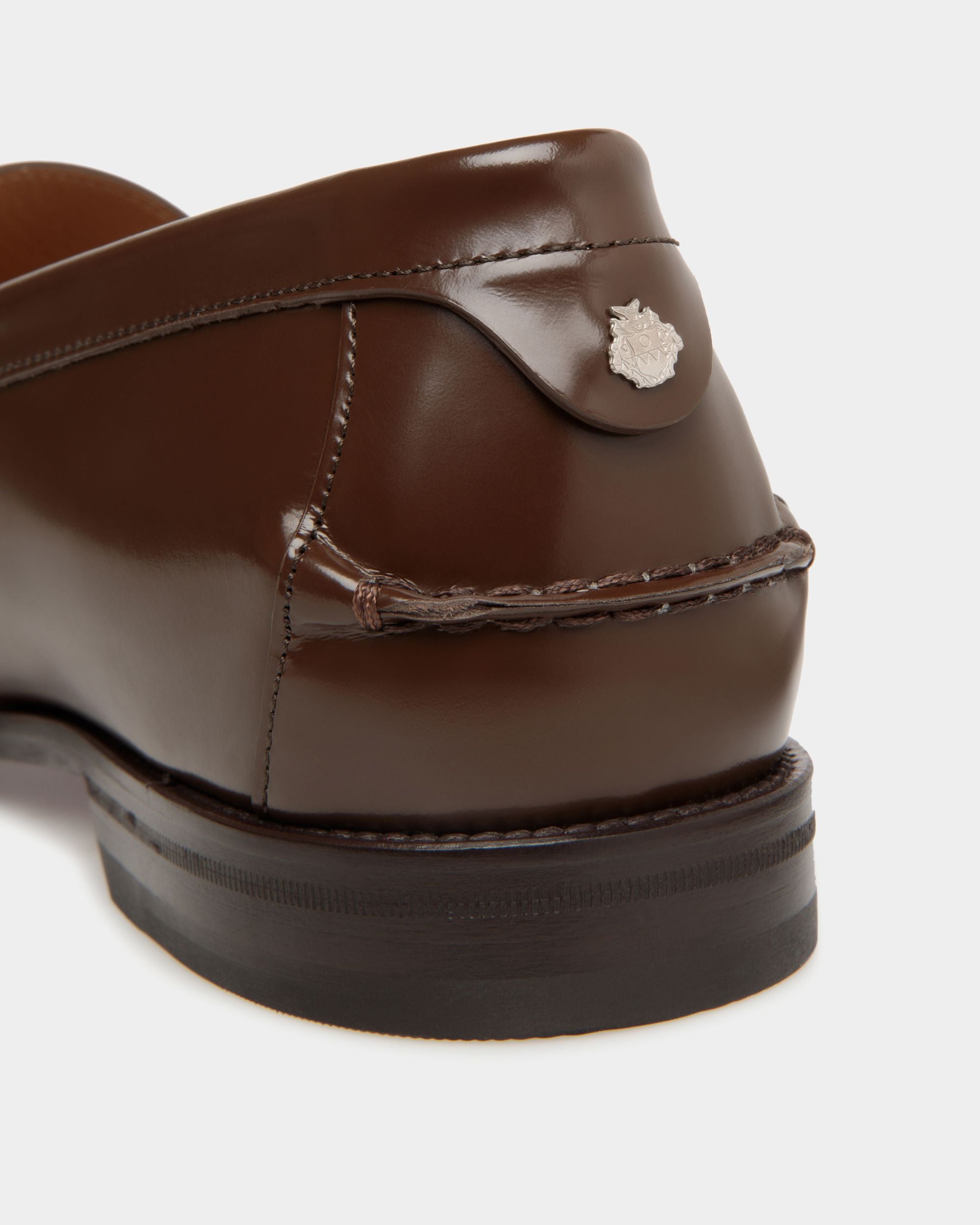 Capitol Loafer in Ebano Leather - Men's - Bally - 06