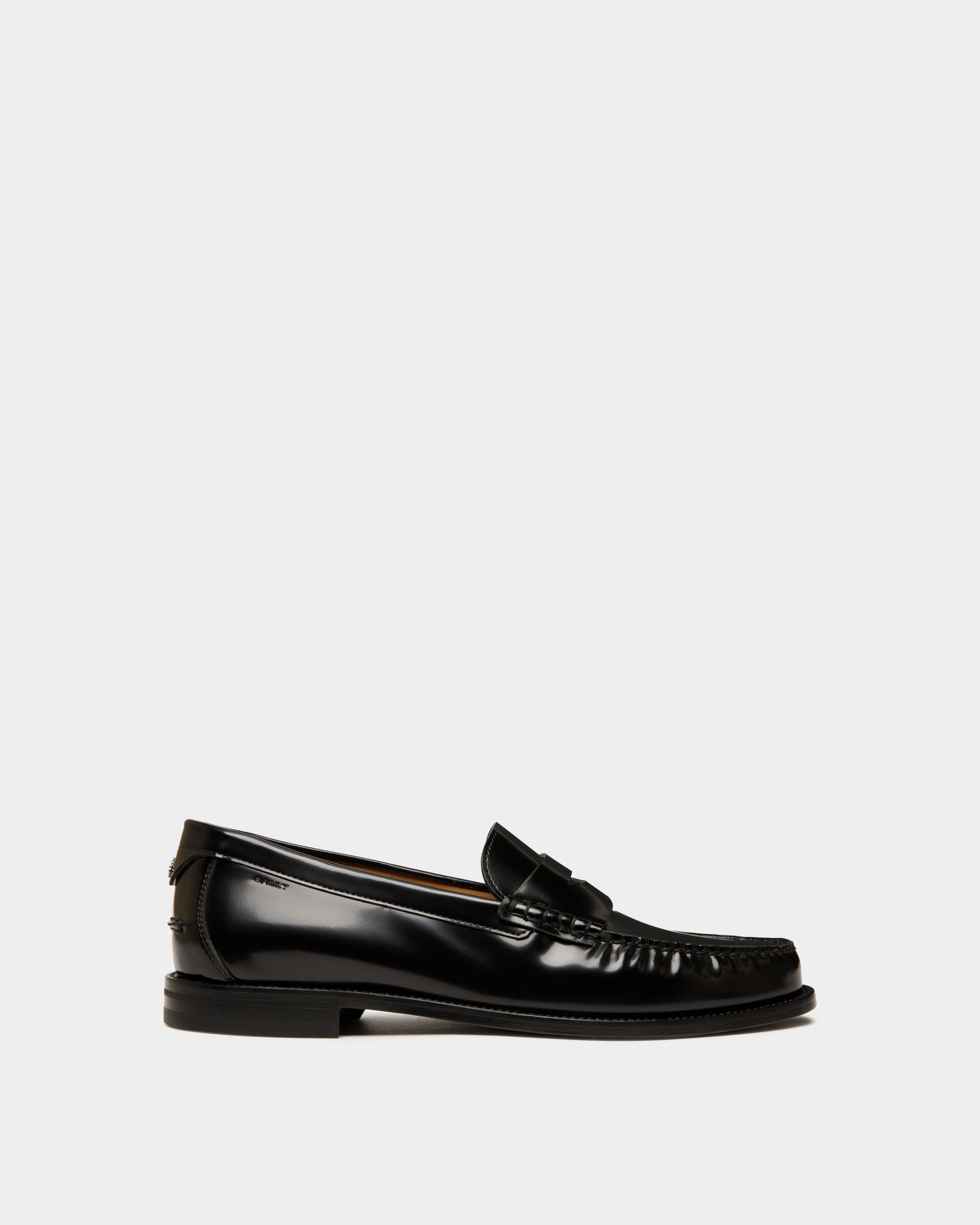 Capitol Loafer in Black Leather - Men's - Bally - 01