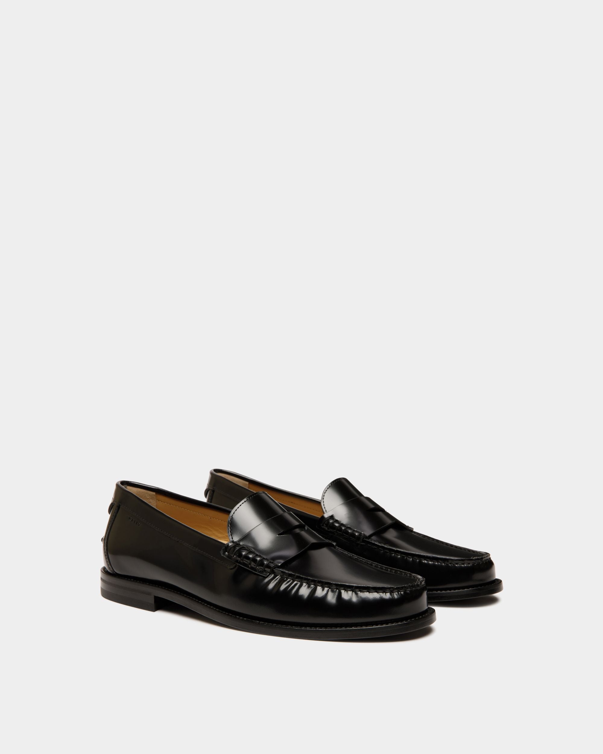 Capitol Loafer in Black Leather - Men's - Bally - 02