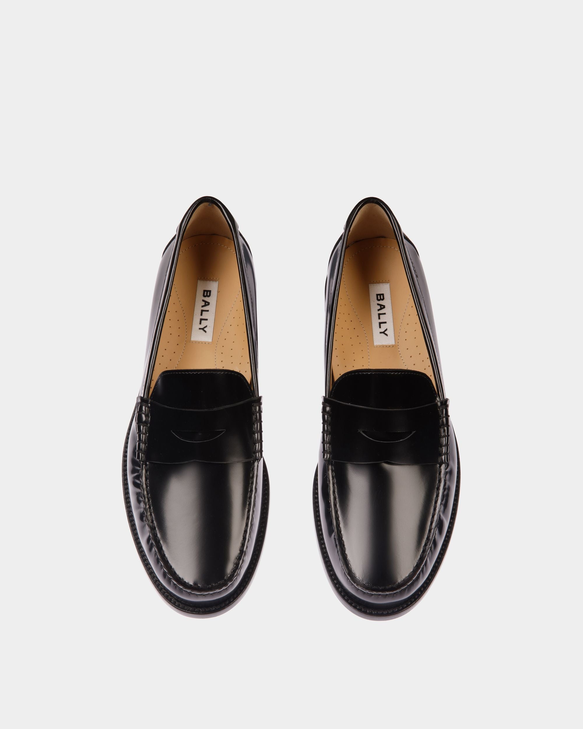 Capitol Loafer in Black Leather - Men's - Bally - 04