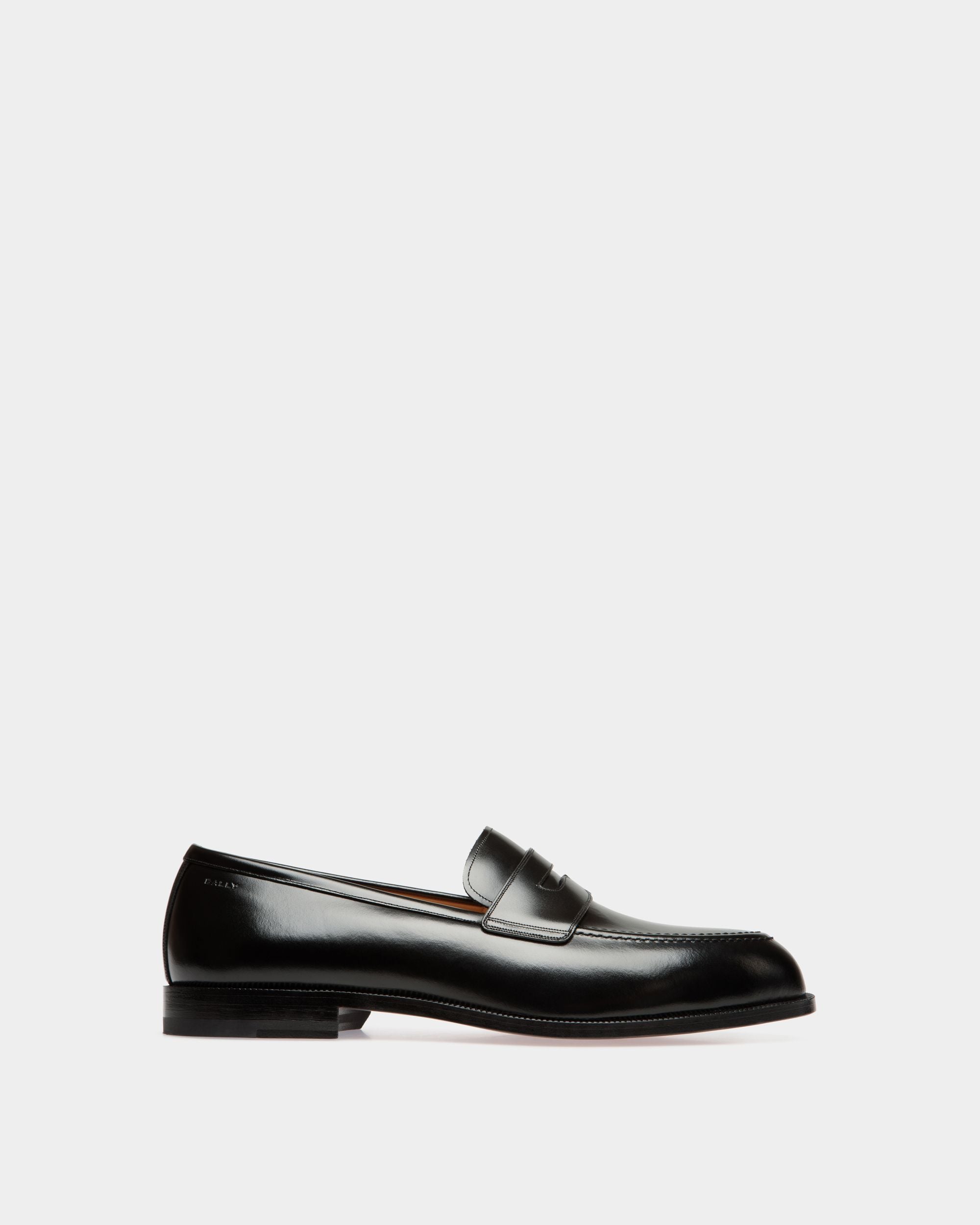 Carl Loafer in Black Leather - Men's - Bally - 01
