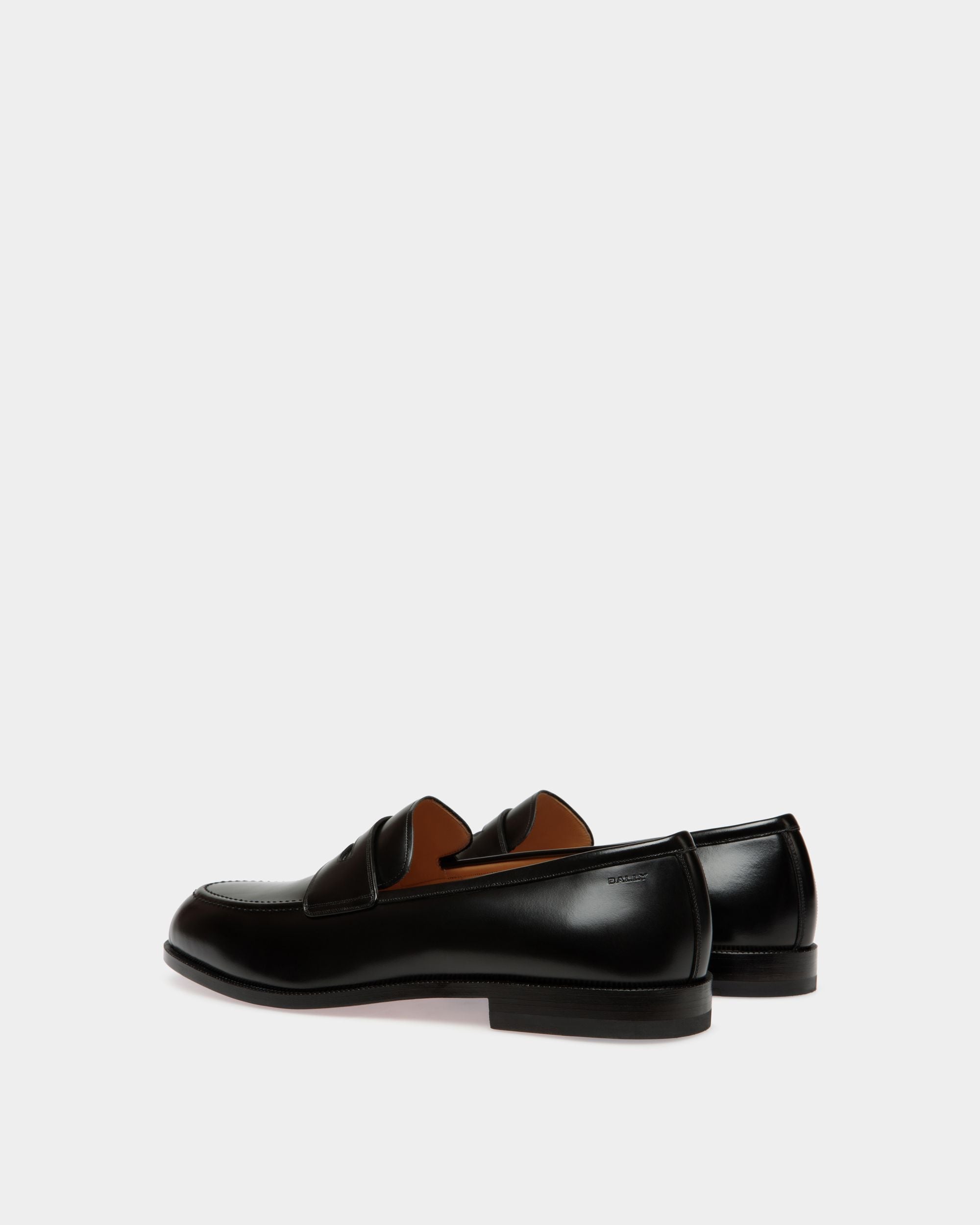 Carl Loafer in Black Leather - Men's - Bally - 03