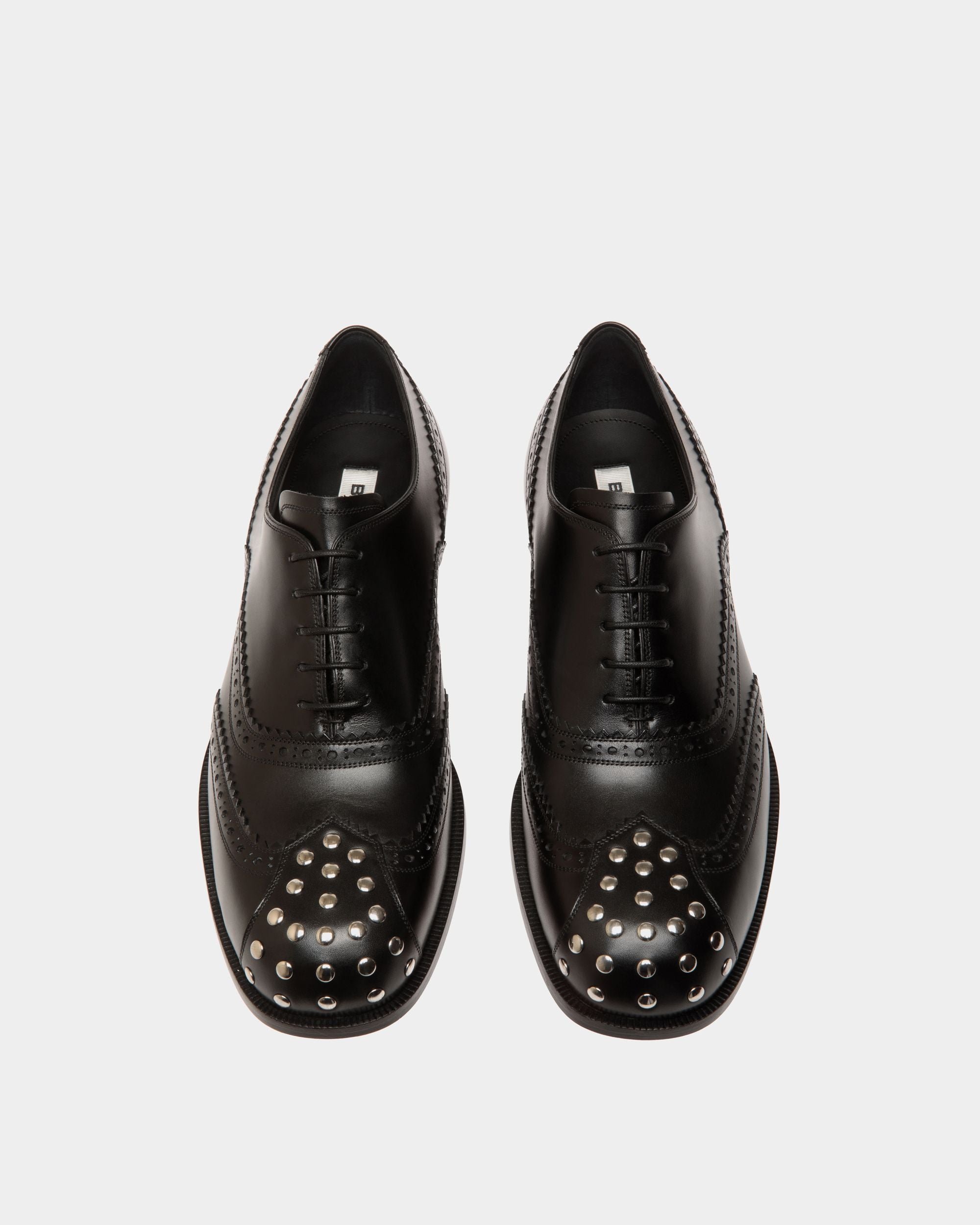 Spiegel Oxford in Black Leather - Men's - Bally - 05