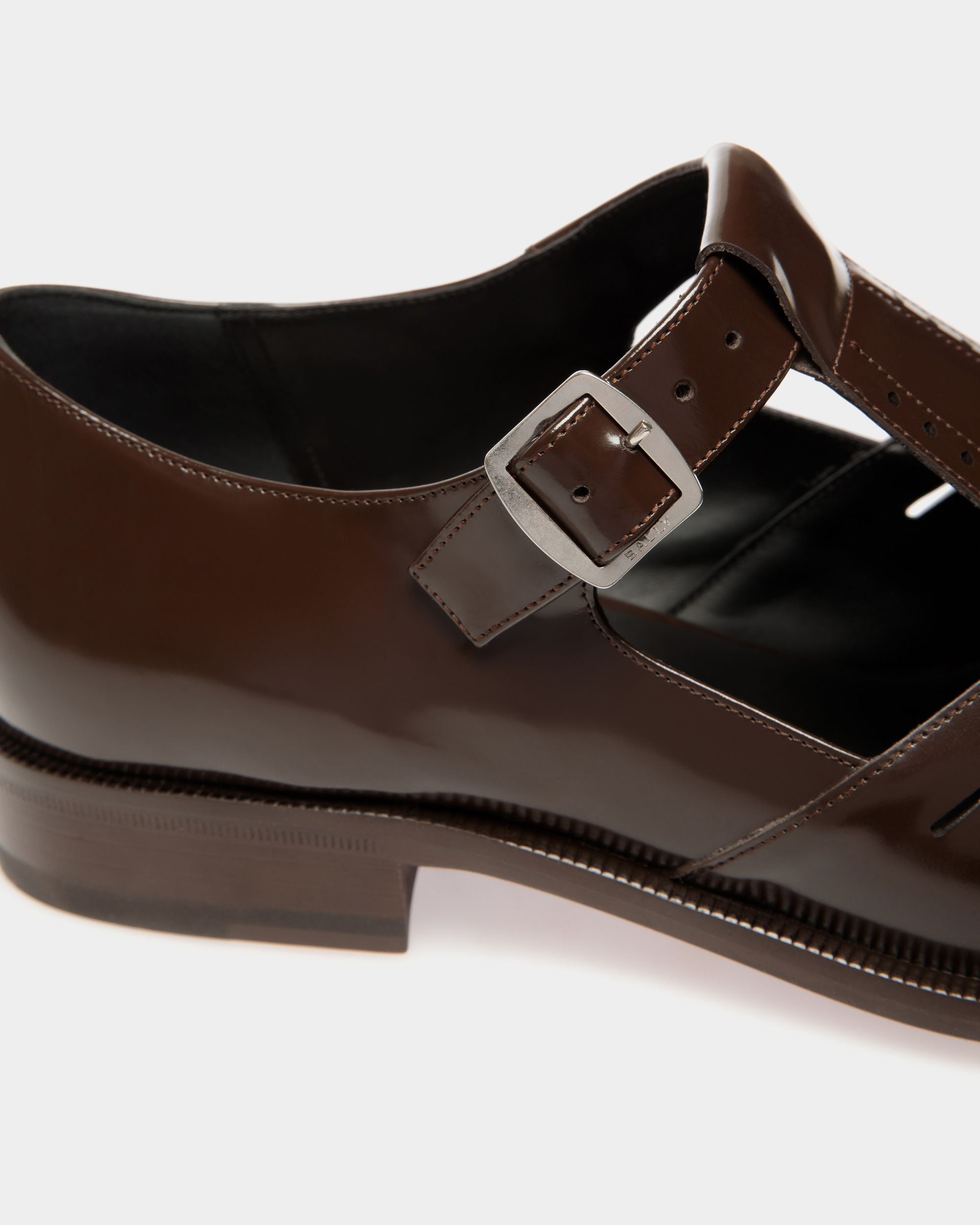 Spiegel Sandal in Brown Leather - Men's - Bally - 05