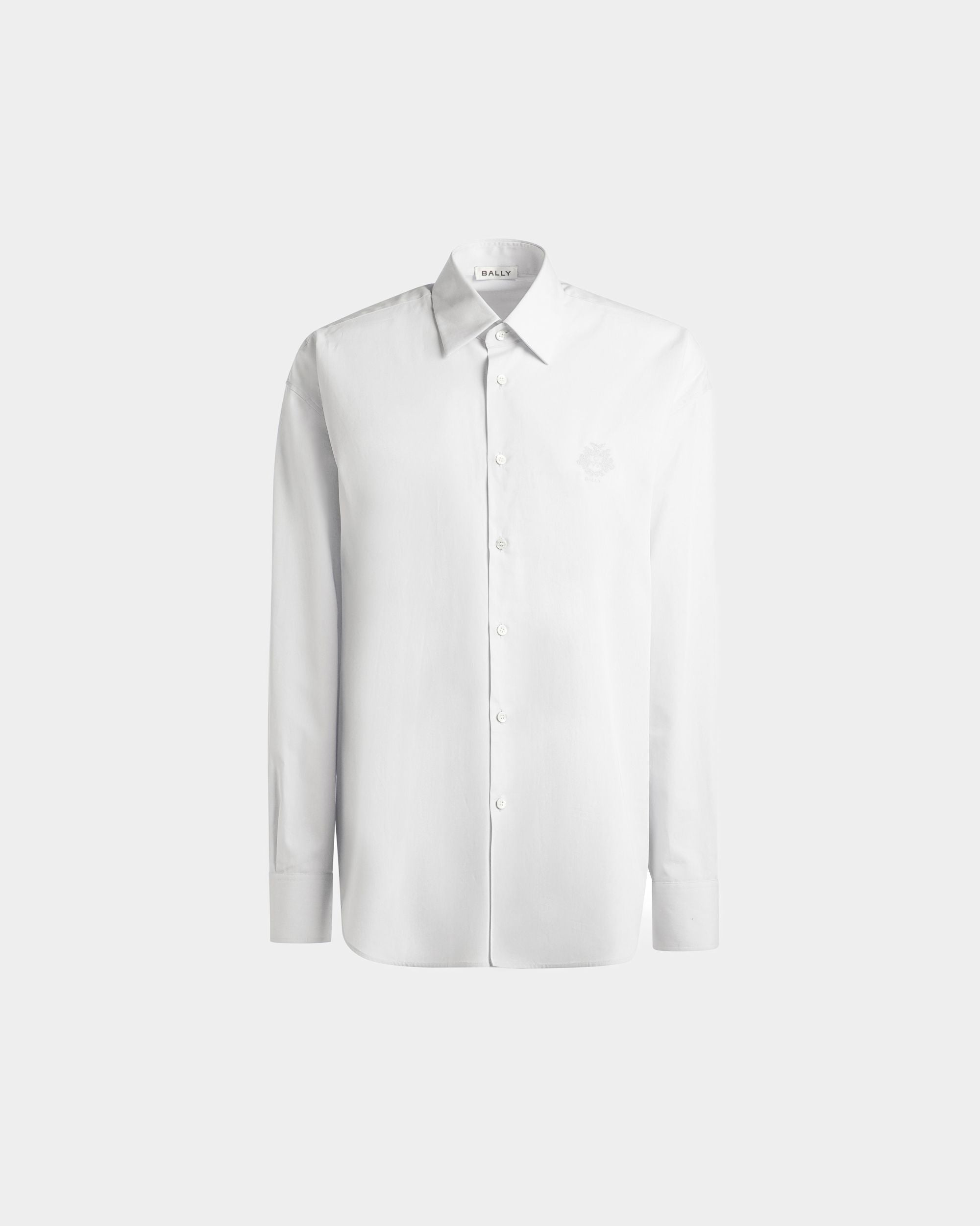 Shirt in White Cotton - Men's - Bally - 01